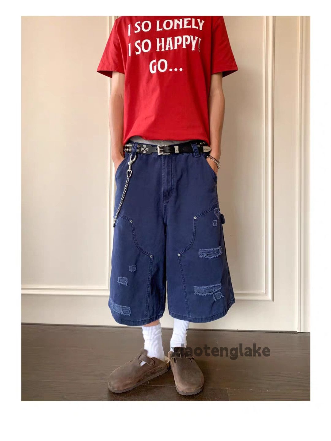 Designer Unisex outdoor utility loose baggy hiphop work shorts Size US 32 / EU 48 - 7 Thumbnail
