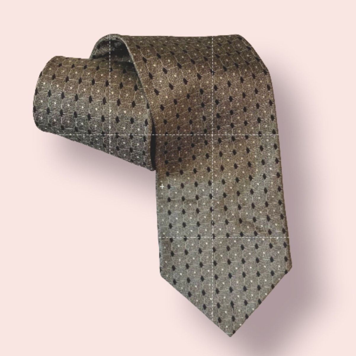 Other Valerio Garati Silk Tie ~ Gray & Black ~ Necktie Size ONE SIZE - 2 Thumbnail