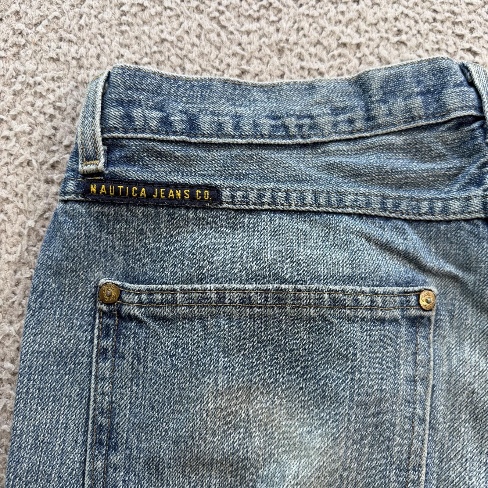 Nautica Vintage Nautica Jeans Co Blue Denim Jeans 34x34 Relaxed Fit Size US 34 / EU 50 - 7 Thumbnail