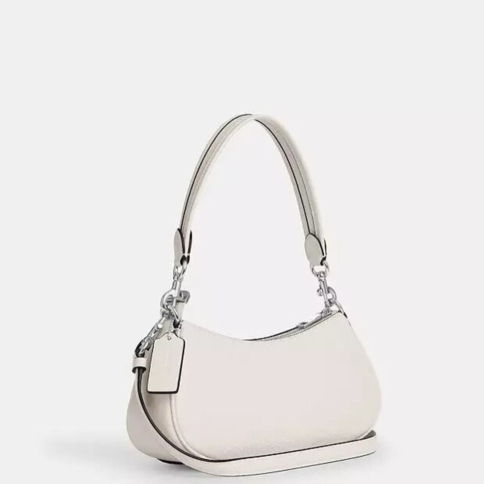 Coach NWT Coach Leather Ashton Baguette Shoulder Bag CM079 Chalk Size ONE SIZE - 10 Thumbnail