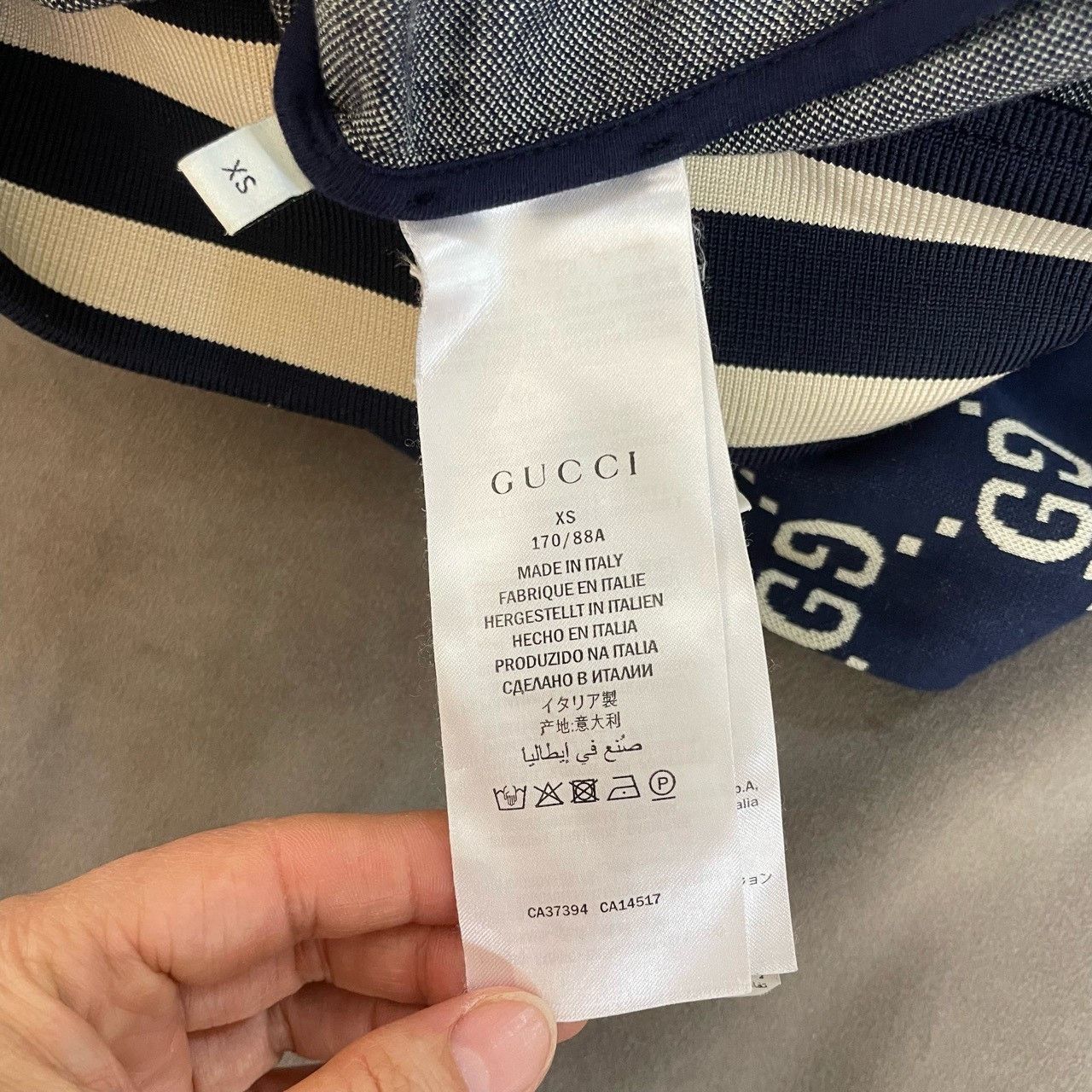 Gucci Gucci Red and blue new full logo school uniform jacket 2501 Size US XS / EU 42 / 0 - 6 Thumbnail