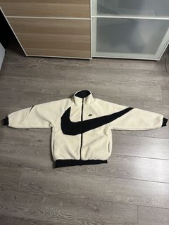 Nike Big Swoosh Reversible Boa Jacket | Grailed