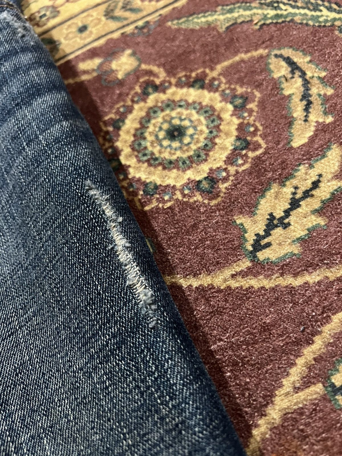 💥Flare💥Burberry Black Label Distressed Flare Jean