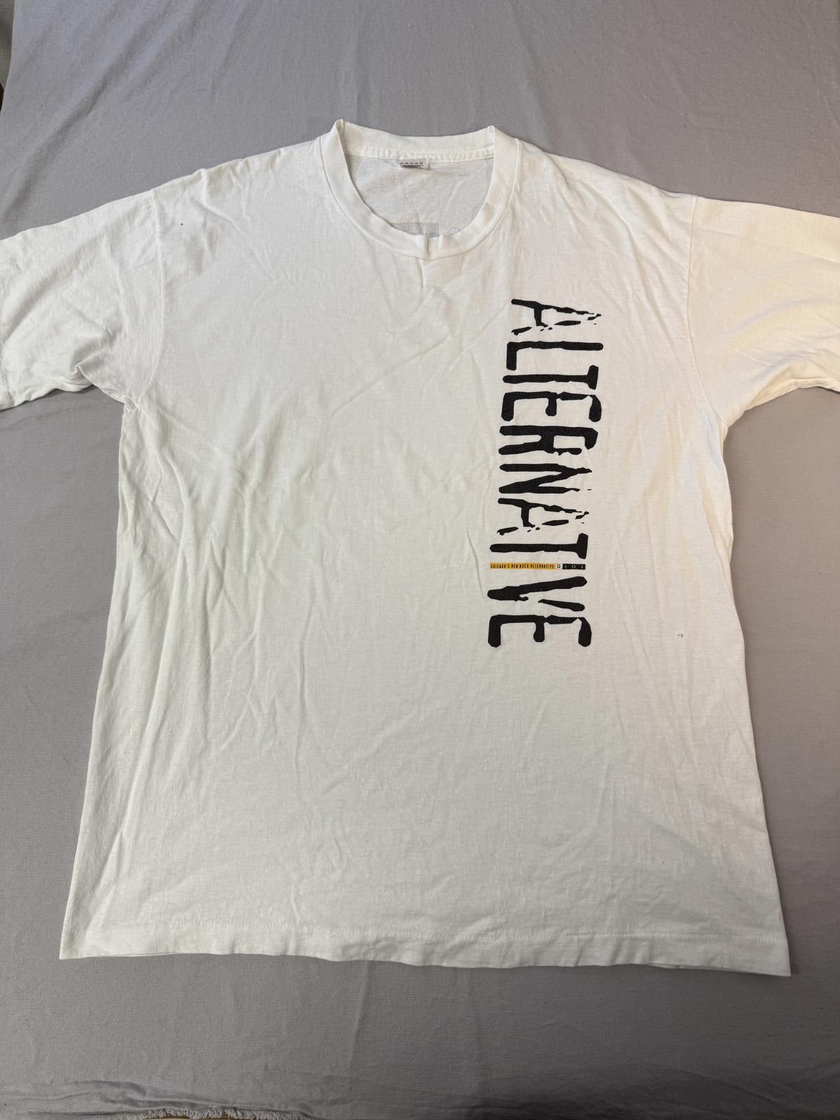 Fruit Of The Loom VTG Q101 Chicago Radio T-shirt Alternative New Rock XL Size US XL / EU 56 / 4 - 1 Thumbnail