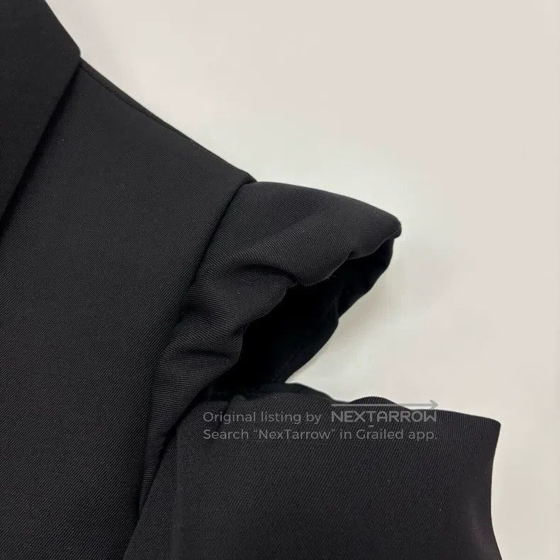 Comme des Garcons Comme Des Garcons Black hollow-out shoulder jacket coat Size S / US 4 / IT 40 - 7 Thumbnail