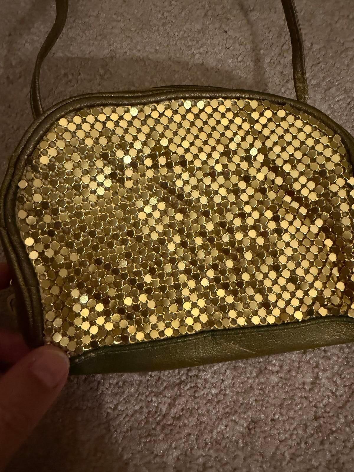 Other Vintage Gold Mesh crossbody Purse cod8 Size ONE SIZE - 4 Thumbnail