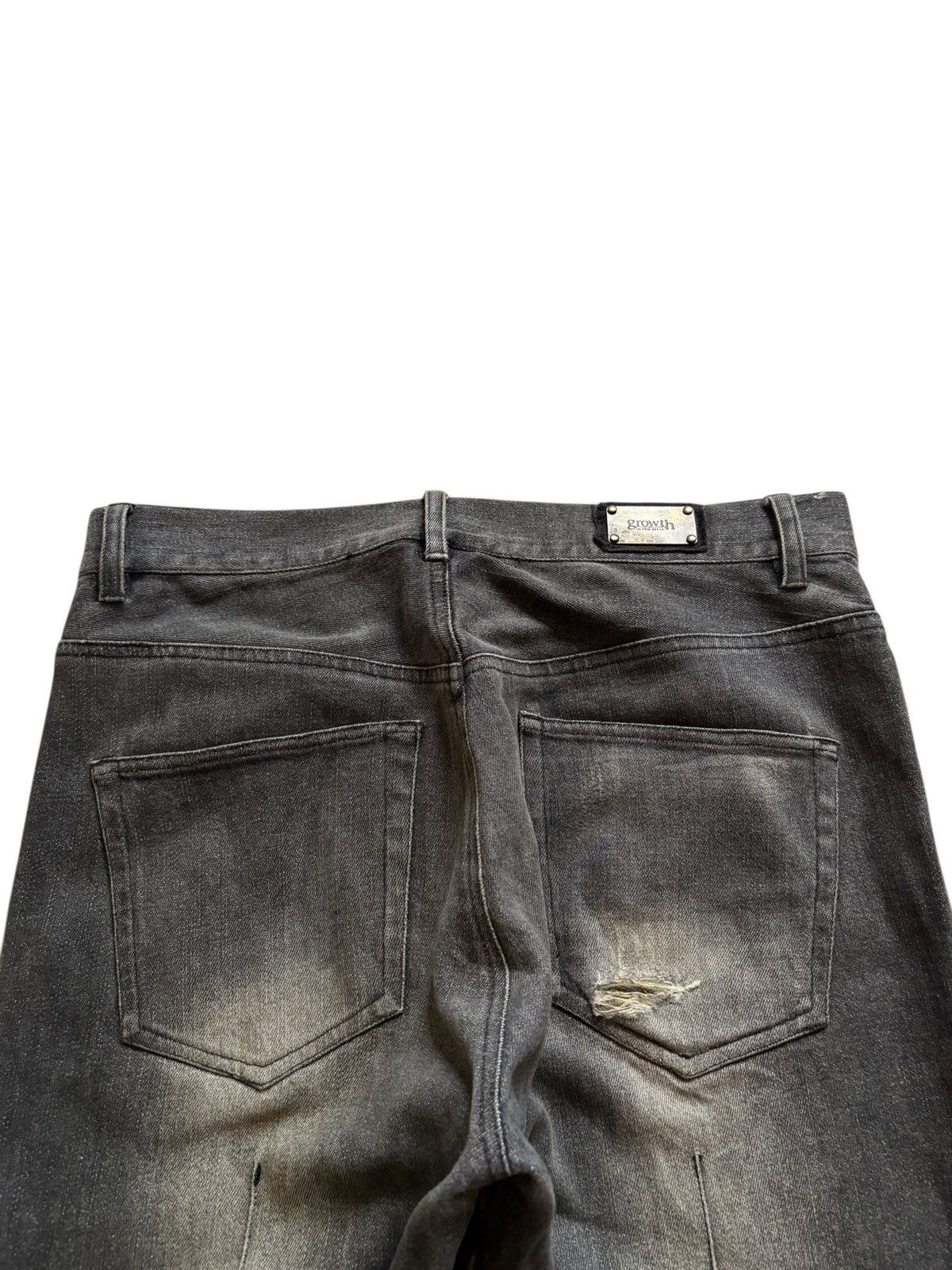 In The Attic Vintage In The Attic Faded Distressed Bootcut Flare Jeans Size US 30 / EU 46 - 8 Thumbnail