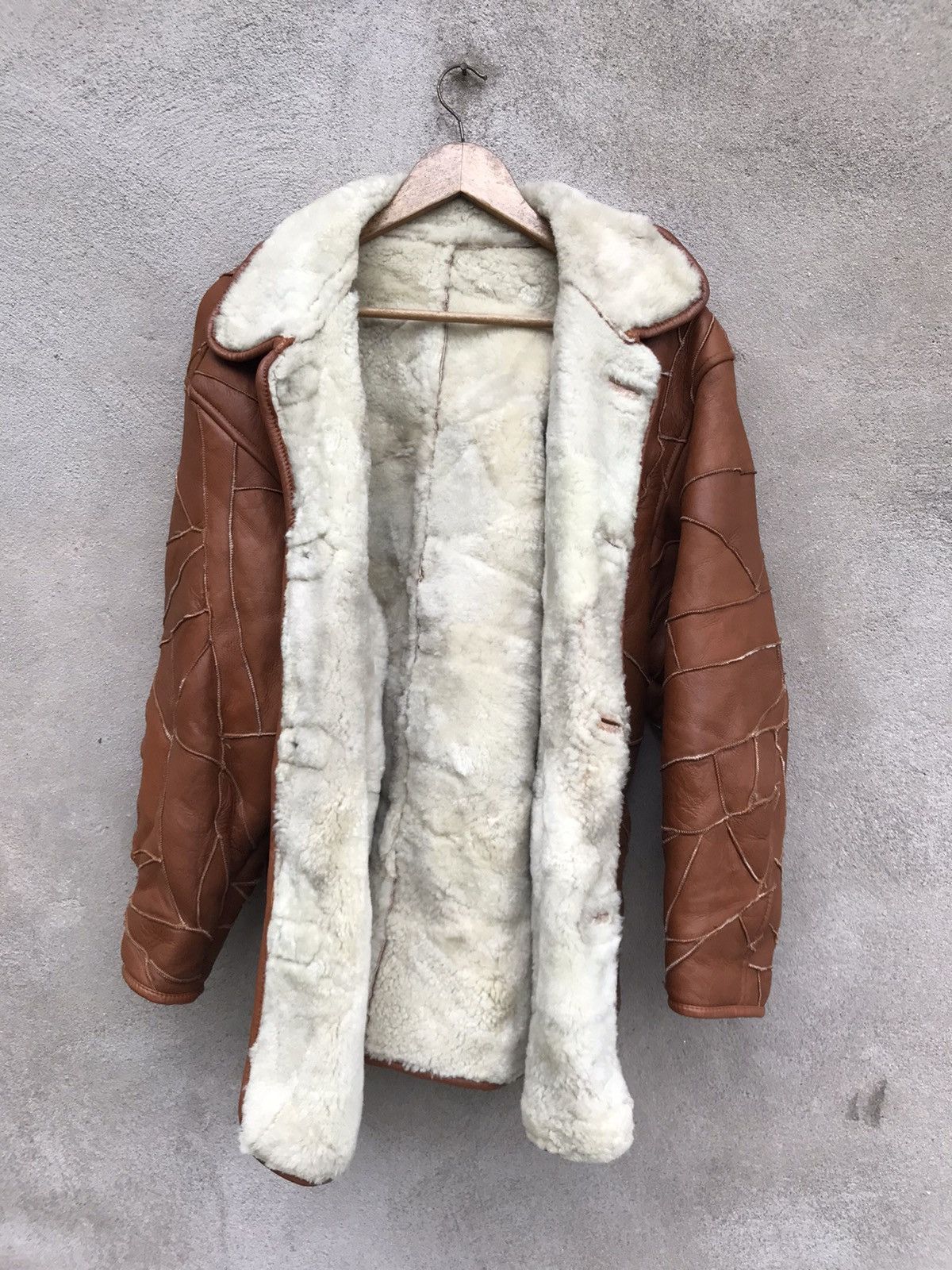 Genuine Leather GENUINE LEATHER FUR SHERPA JACKET Size US L / EU 52-54 / 3 - 13 Thumbnail