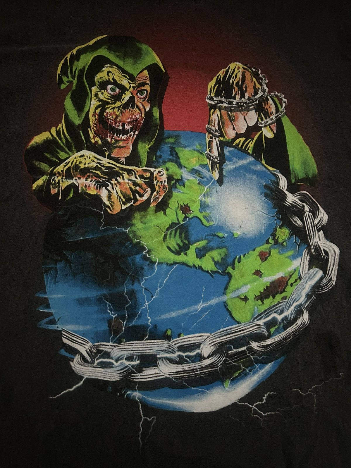 Vintage Hard Jewelry VINTAGE 'THE WORLD IS MINE' TEE Large Size US L / EU 52-54 / 3 - 4 Thumbnail