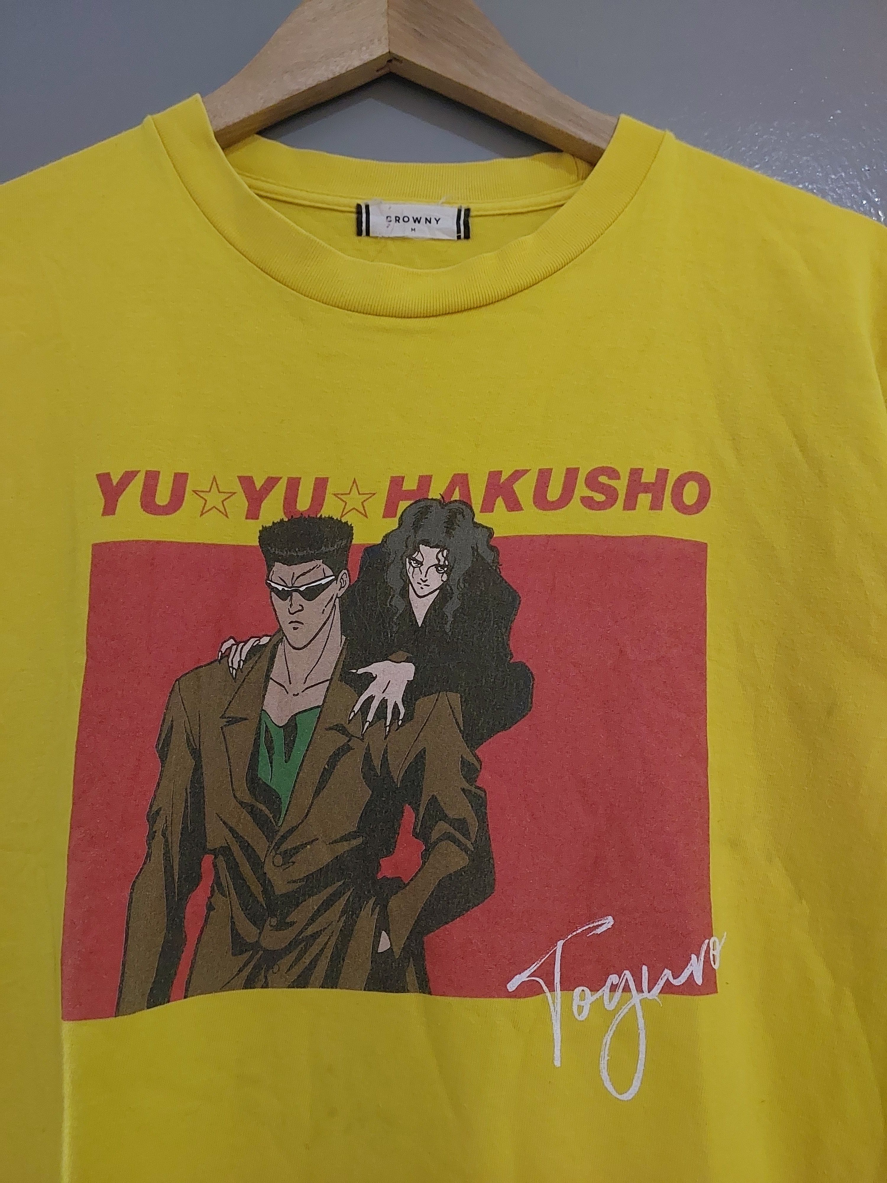Anime YU YU HAKUSHO ANIME TOGURO BROTHERS VINTAGE T SHIRT Size US M / EU 48-50 / 2 - 2 Thumbnail