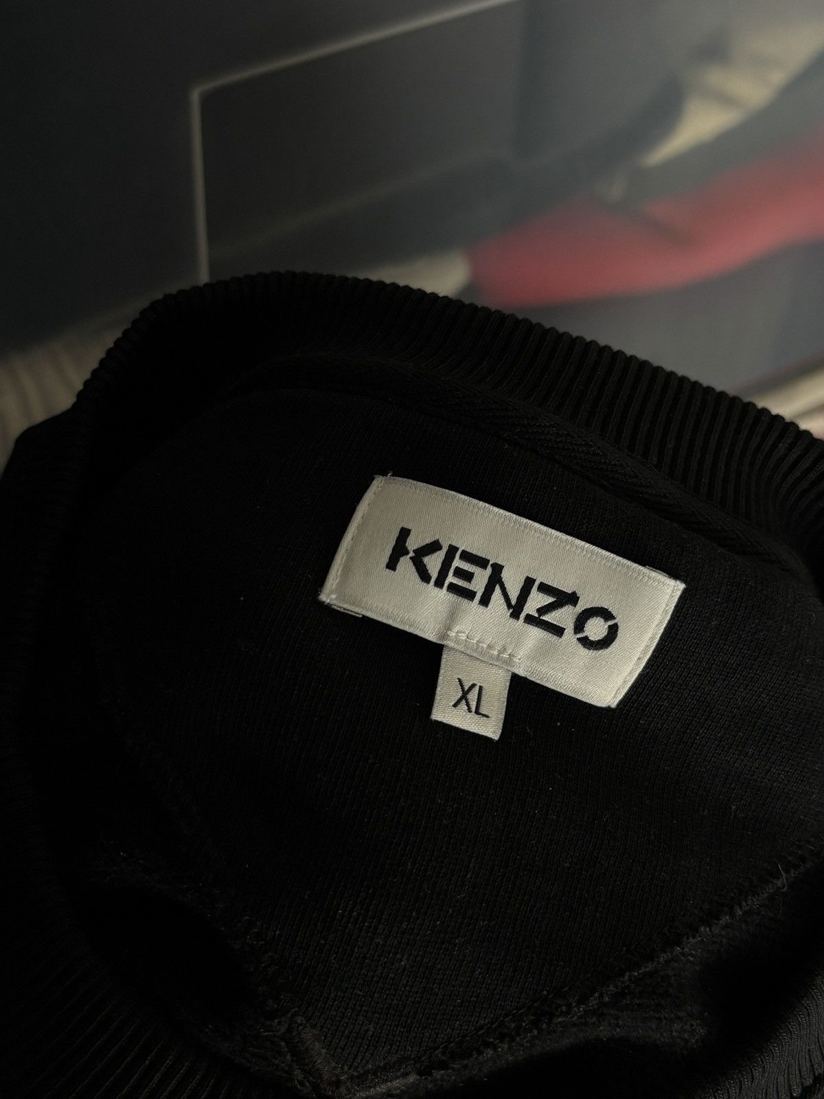 Kenzo Kenzo Floral Print Black Crewneck Sweatshirt Size US XL / EU 56 / 4 - 7 Thumbnail