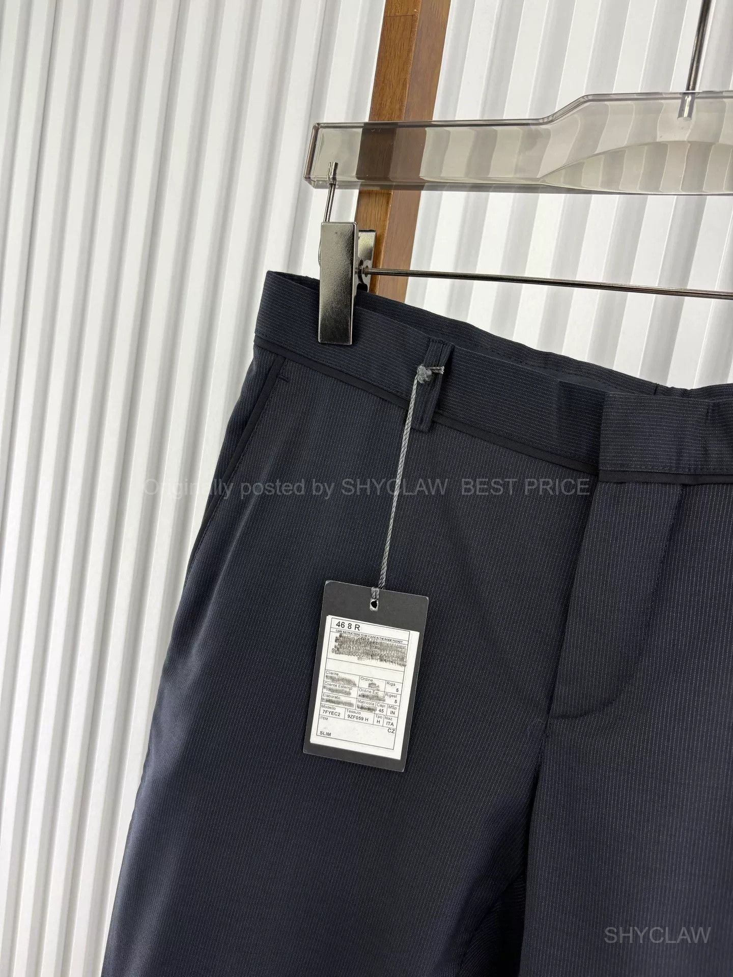 Z Zegna Z Zegna 100% Wool Dress Trousers BFAJDEF441 Size US 34 / EU 50 - 3 Thumbnail