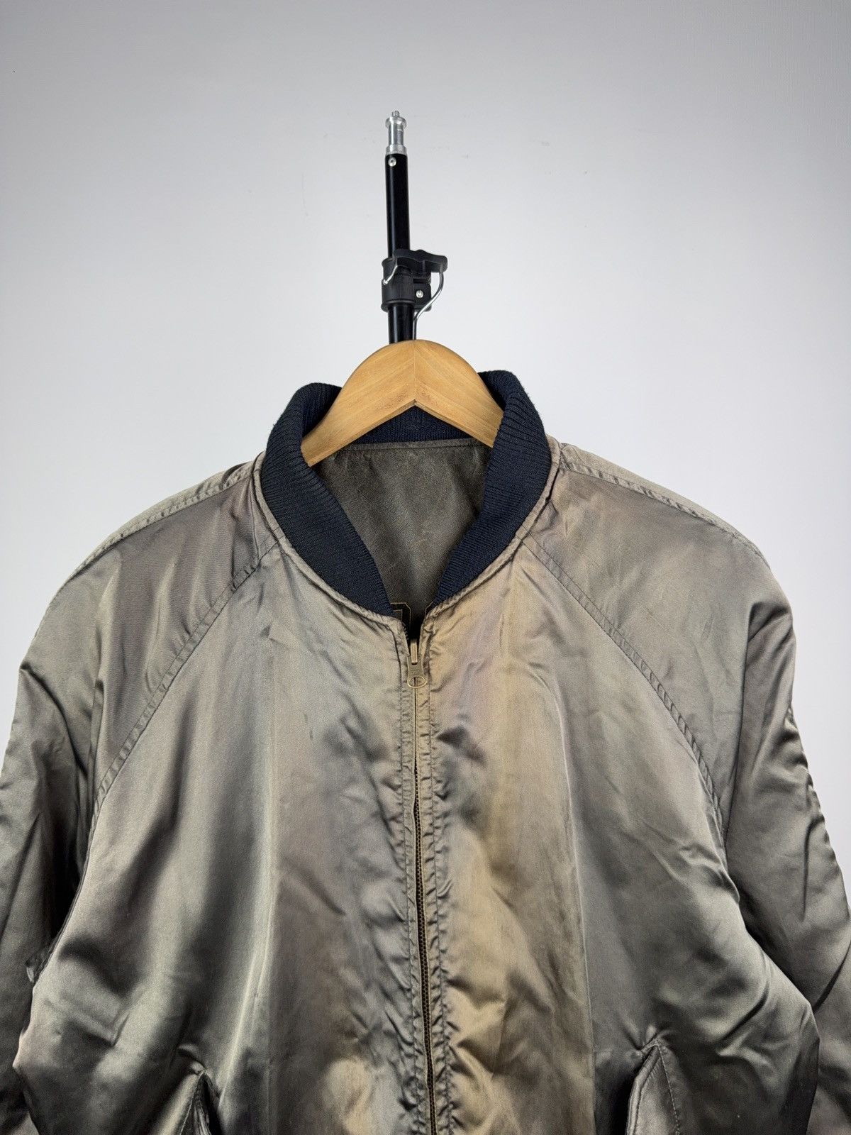 Other Vintage 90s Picdor Club Air Force Leather Bomber Jacket Size US S / EU 44-46 / 1 - 13 Thumbnail