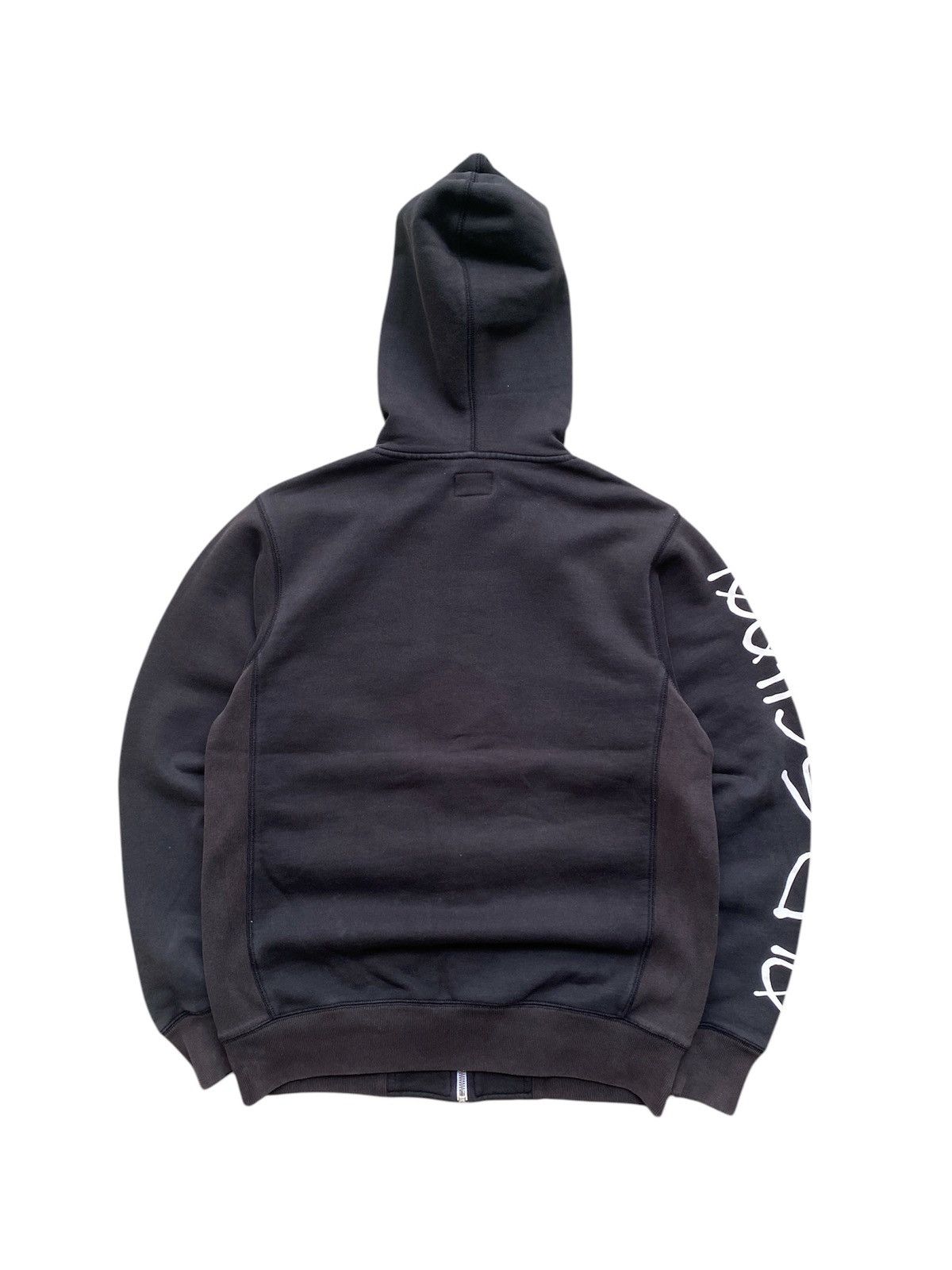 Stussy × Vintage Vintage Stussy Gothic Logo Zipper Hoodie Size US S / EU 44-46 / 1 - 4 Thumbnail