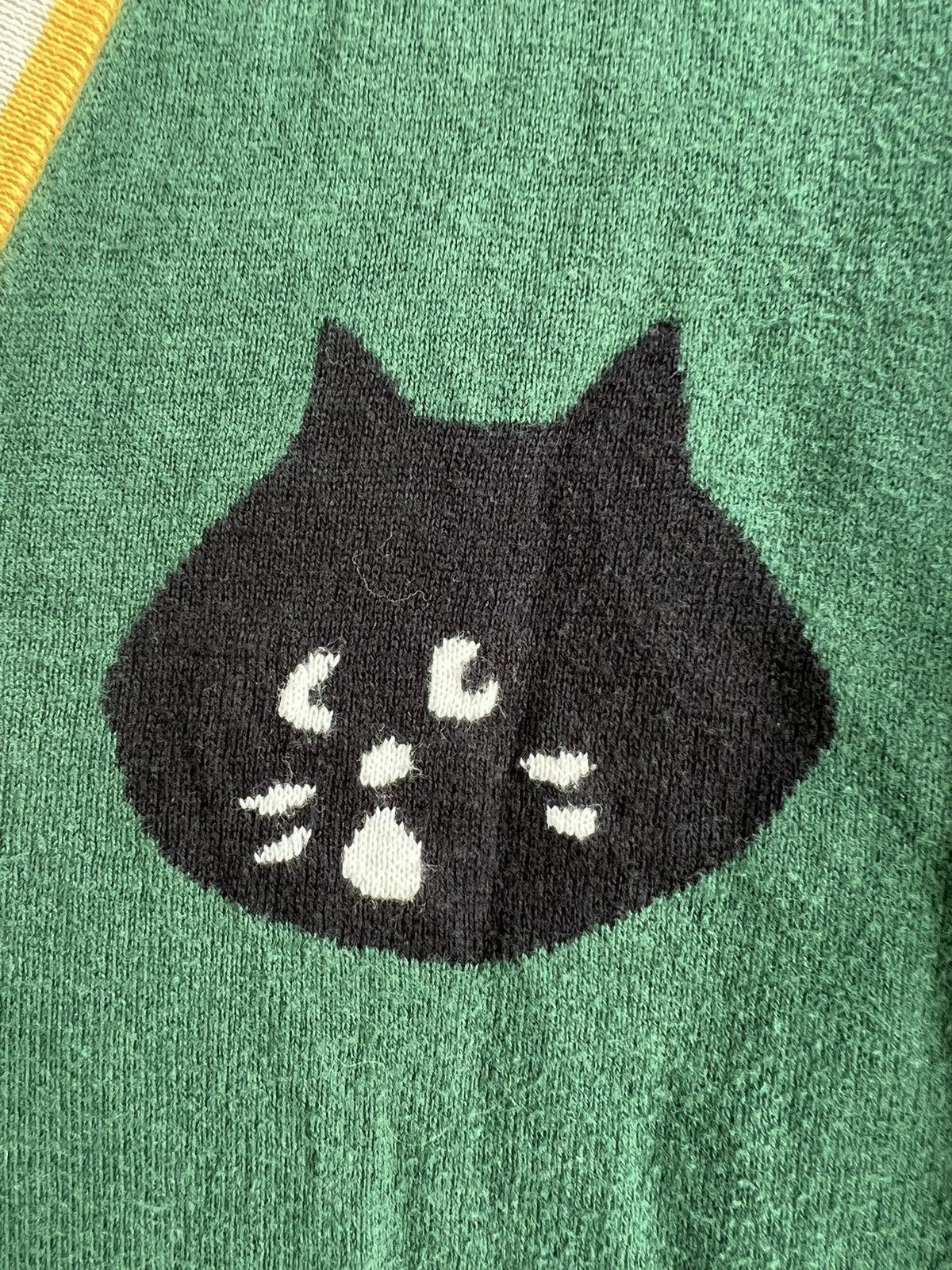 Issey Miyake × Ne-Net Iconic Cats ™️ Logo Ne-Net Button Horn Long Cardigan Size US M / EU 48-50 / 2 - 7 Thumbnail