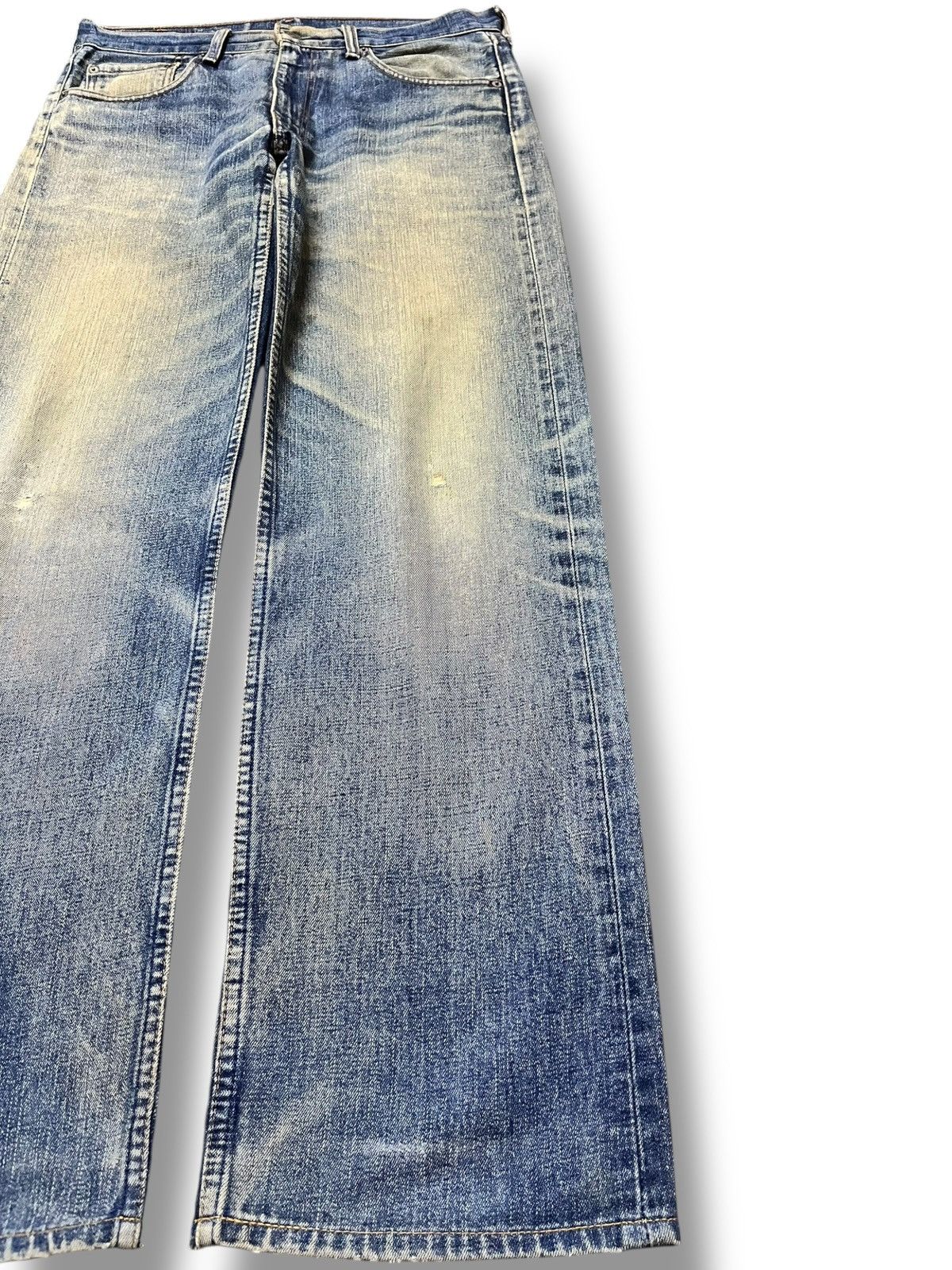 Levi's Vintage Clothing Vintage Levi’s 512 Mudwash Faded Distressed Denim Size US 33 - 4 Thumbnail