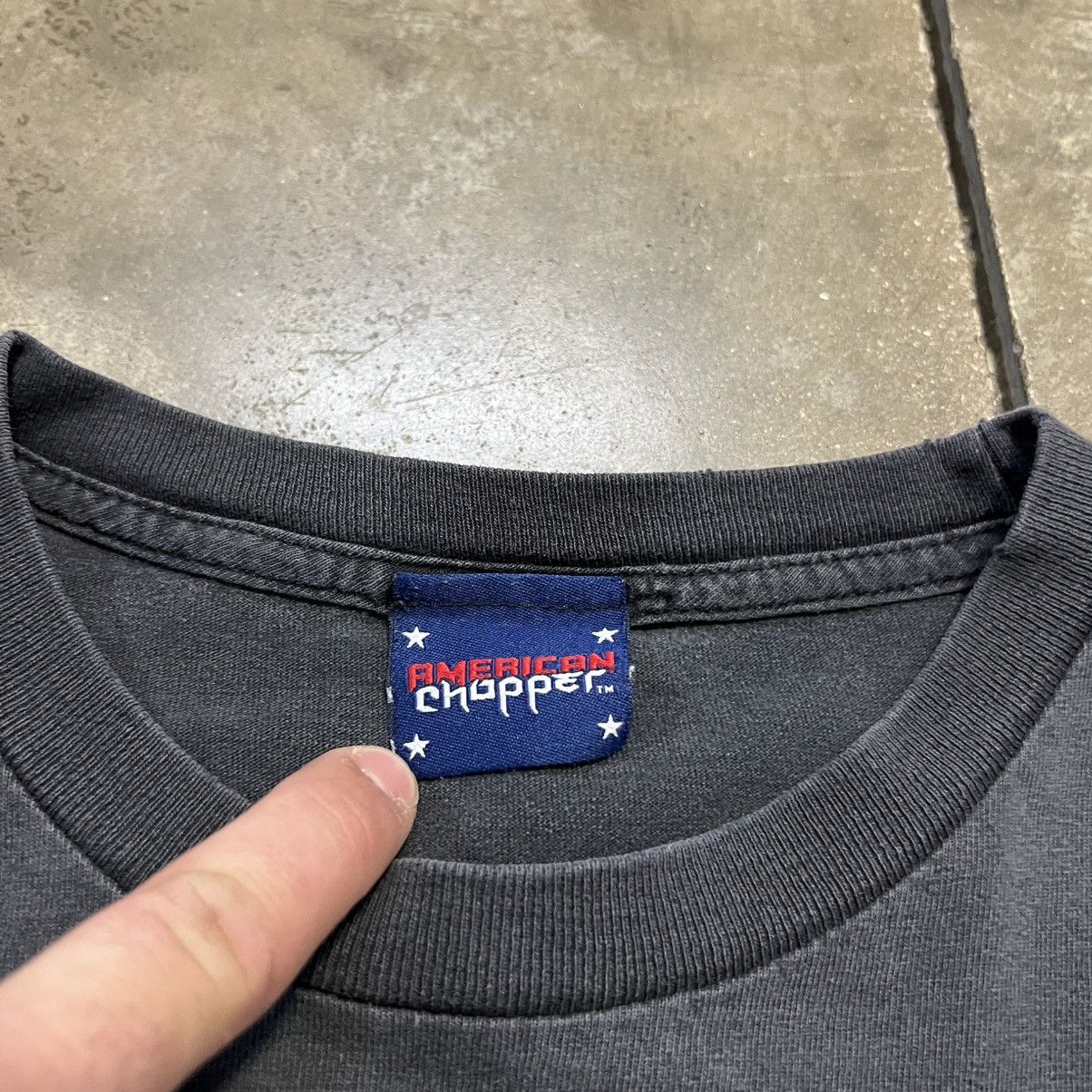 Vintage Vintage American Choppers Fire Bike Motorcycle Tee Sun Faded Size US XL / EU 56 / 4 - 7 Thumbnail