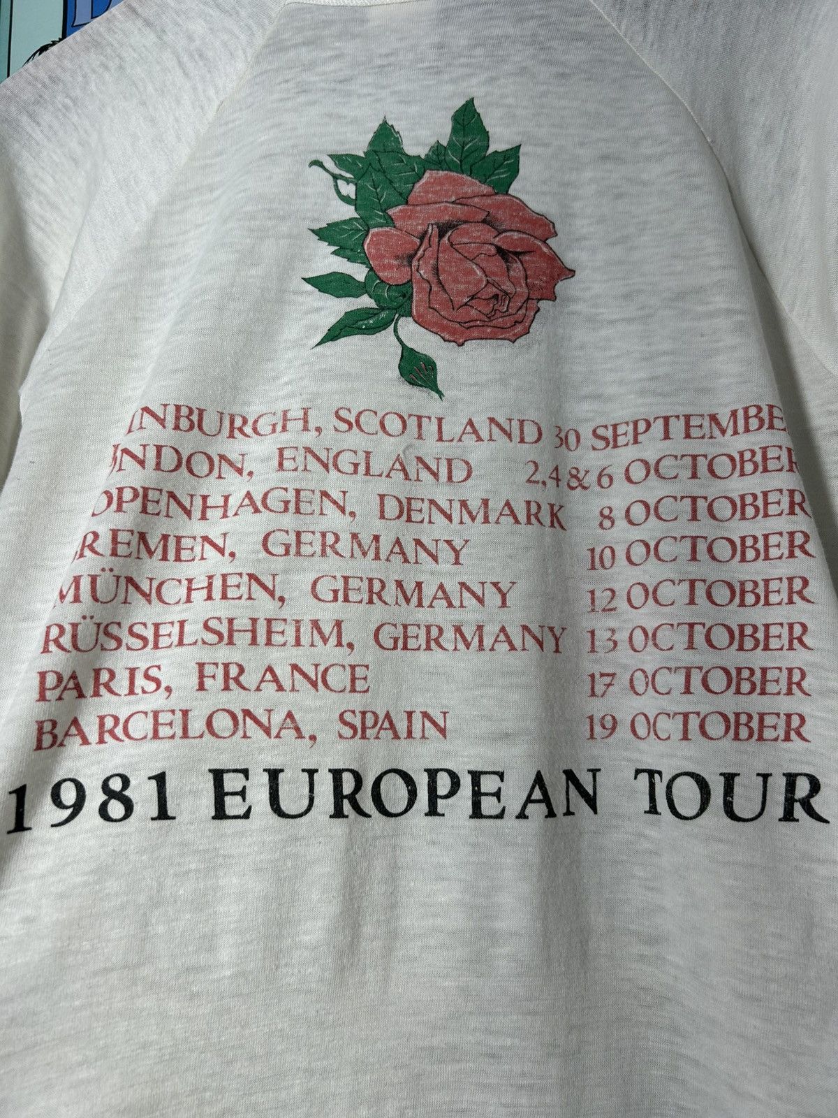 Grateful Dead × Vintage 1981 Grateful Dead European Tour by Stanley Mouse Size US M / EU 48-50 / 2 - 11 Thumbnail