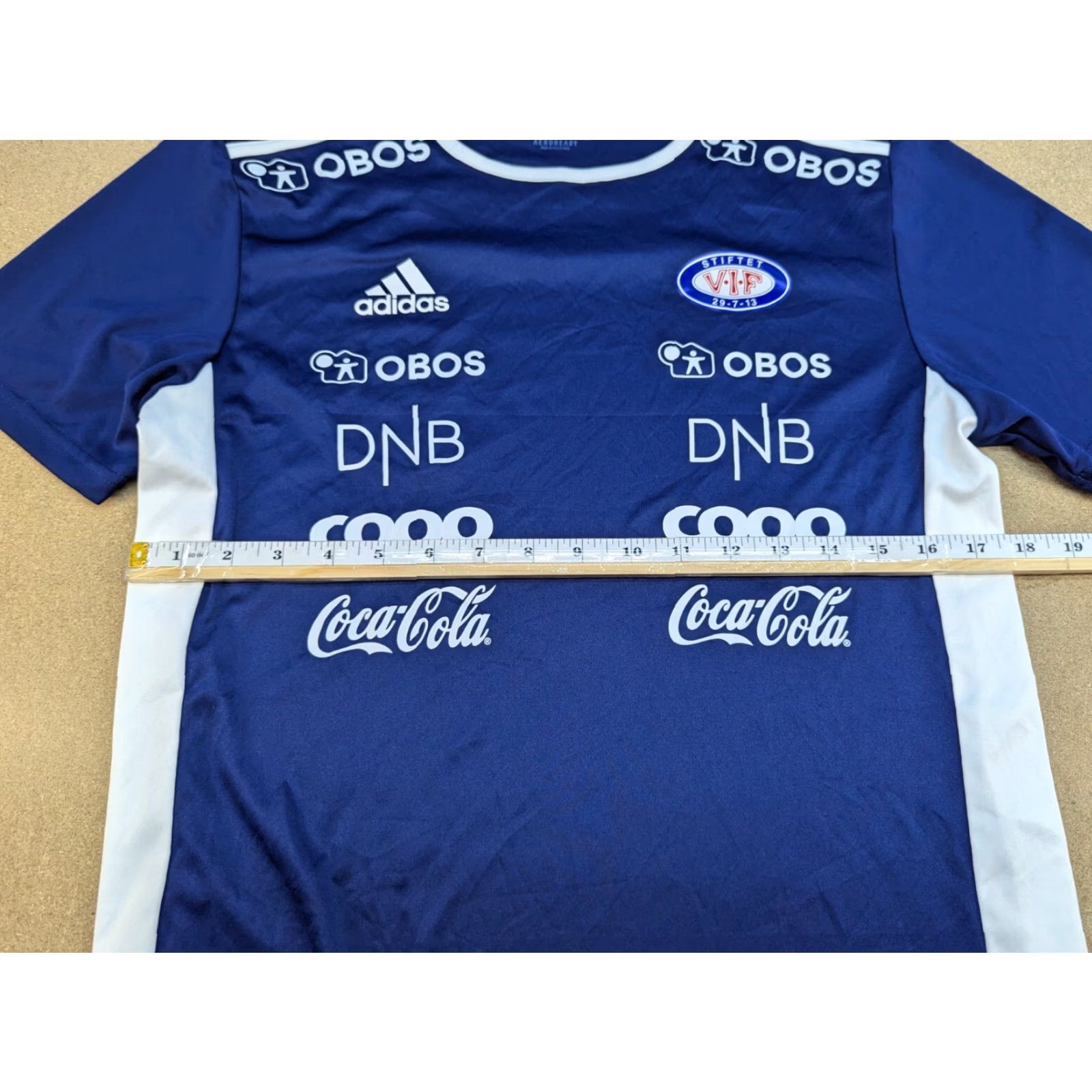 Adidas adidas Jersey Football VIF Valerenga 2021 Oslo Norway Blue Small S Men Short Sleeve Training Quick Dry Nike? Size US S / EU 44-46 / 1 - 5 Thumbnail