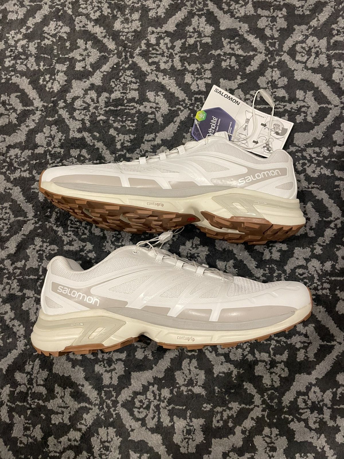 Salomon NEW Salomon XT-Wings 2 White Beige Size 13 Men's Size US 13 / EU 46 - 1 Thumbnail