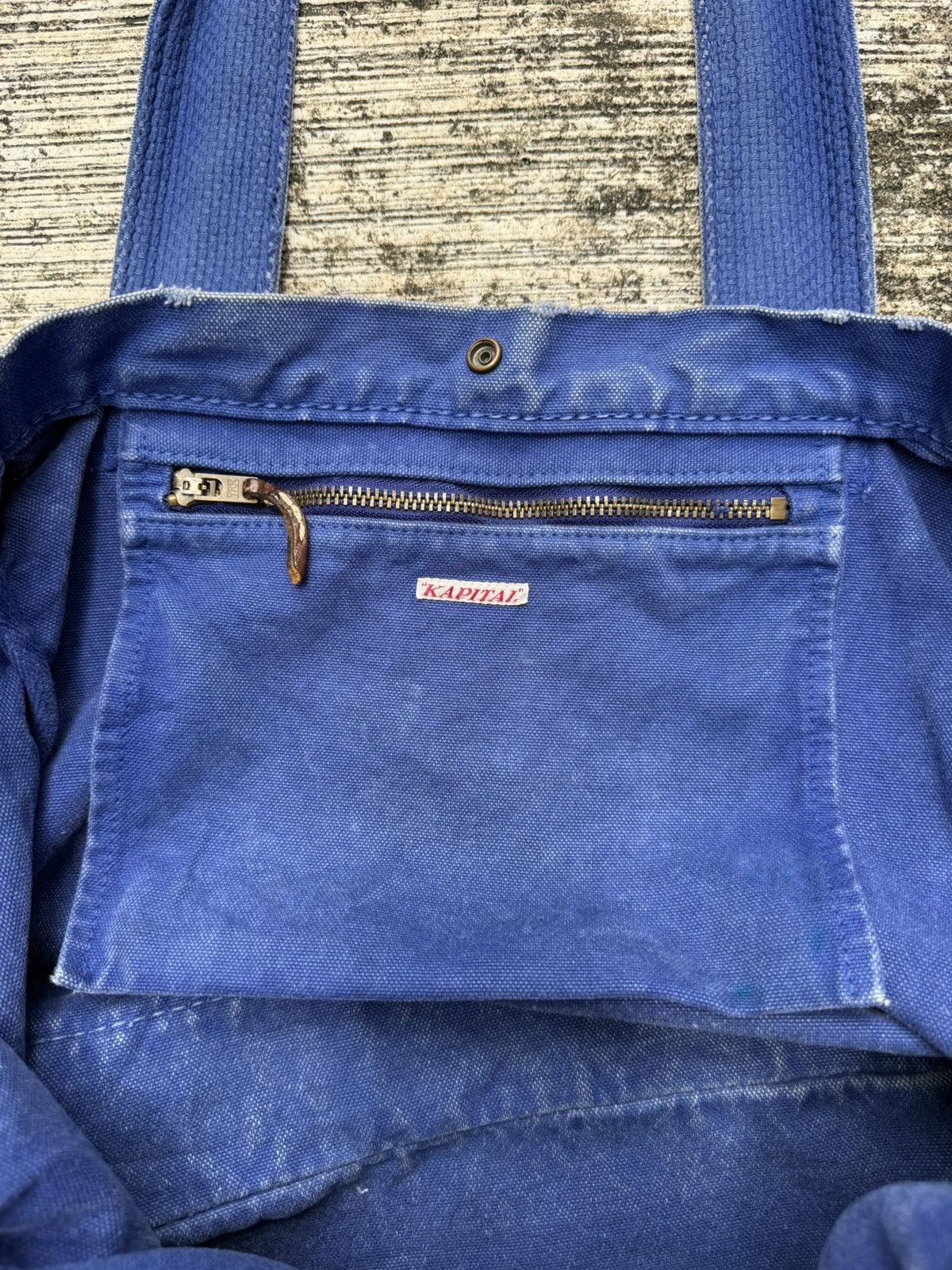 Kapital Kapital Canvas Tote Bag Large Size ONE SIZE - 4 Thumbnail