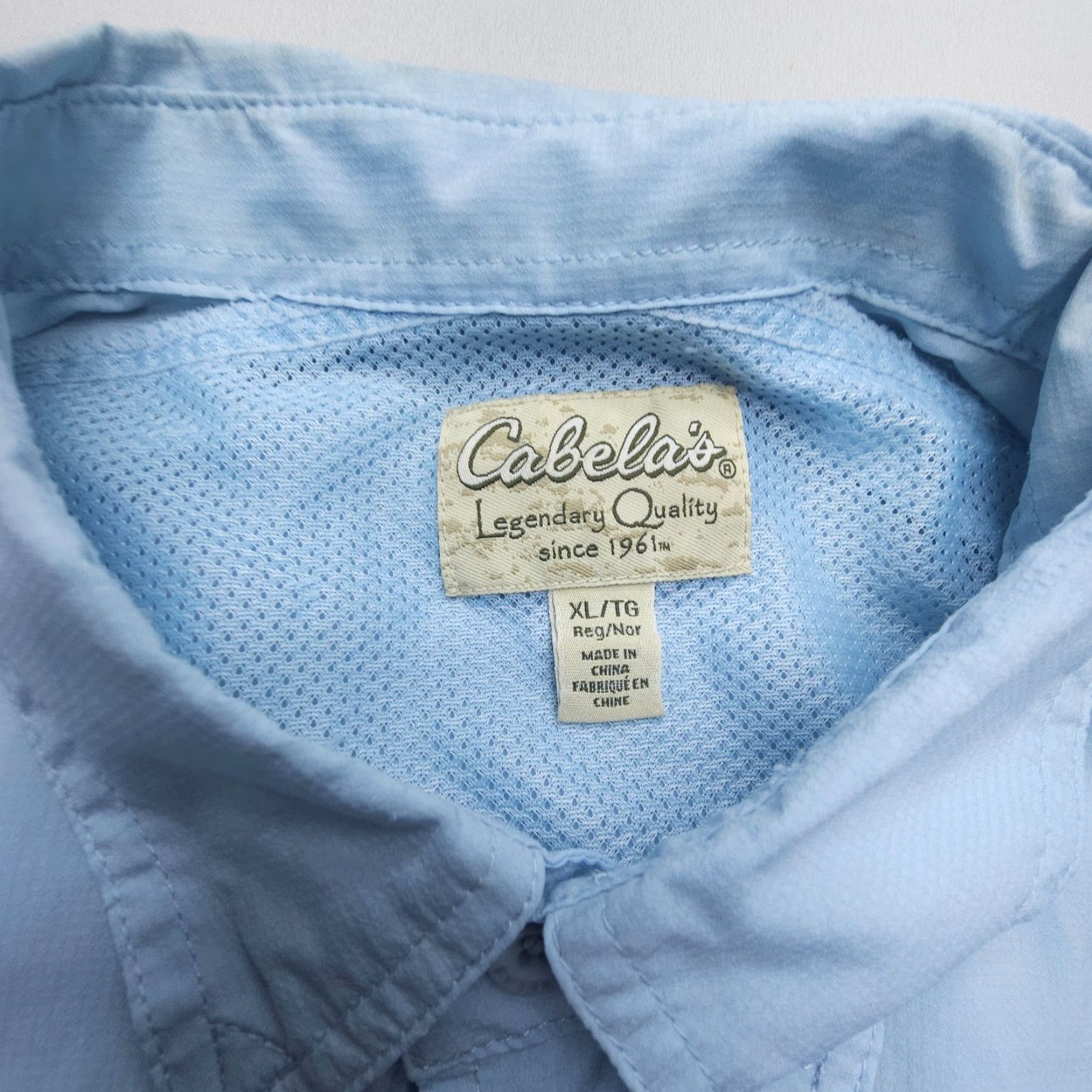 Vintage Cabelas Shirt Mens XL Vented Button Down Fishing Long Sleeve Montana Hiking Size US XL / EU 56 / 4 - 3 Thumbnail