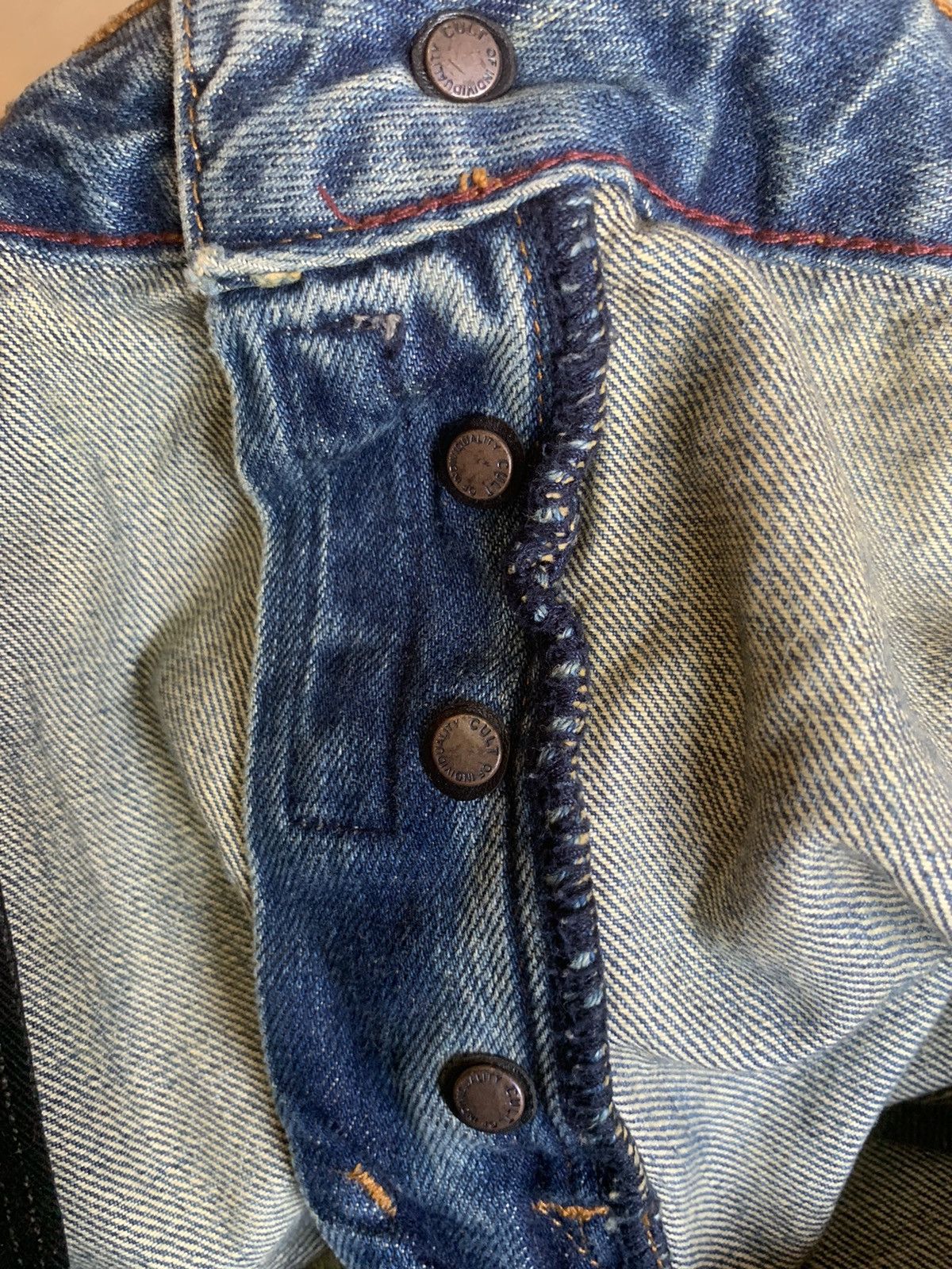 Cult Of Individuality 💥Crazy CULT of INDIVIDUALITY PATCHWORK SASIKO SELVAGE JEANS Size US 44 / EU 60 - 13 Thumbnail