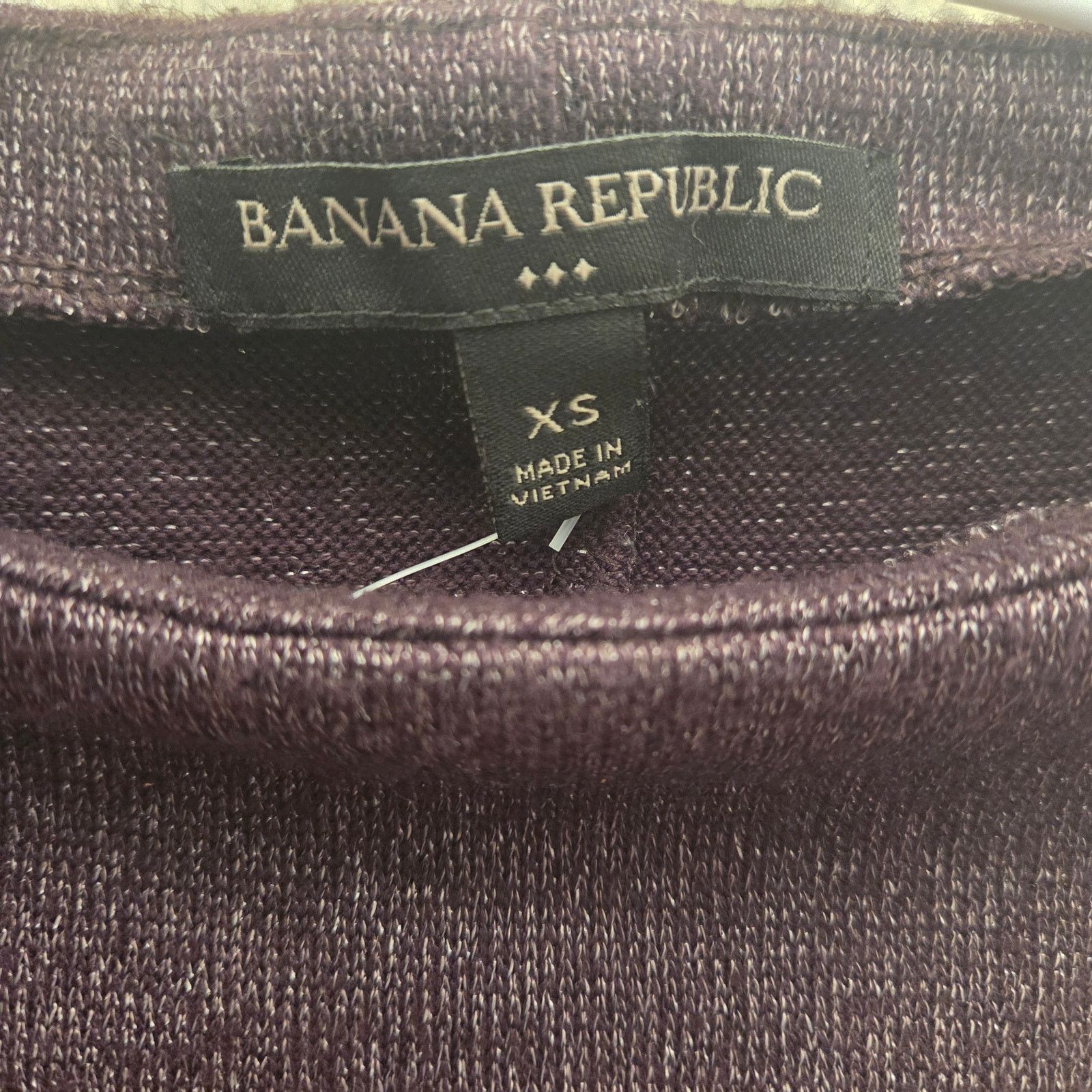 Banana Republic Banana Republic Metallic Shimmer Sleeveless Sweater - XS Size XS / US 0-2 / IT 36-38 - 6 Thumbnail