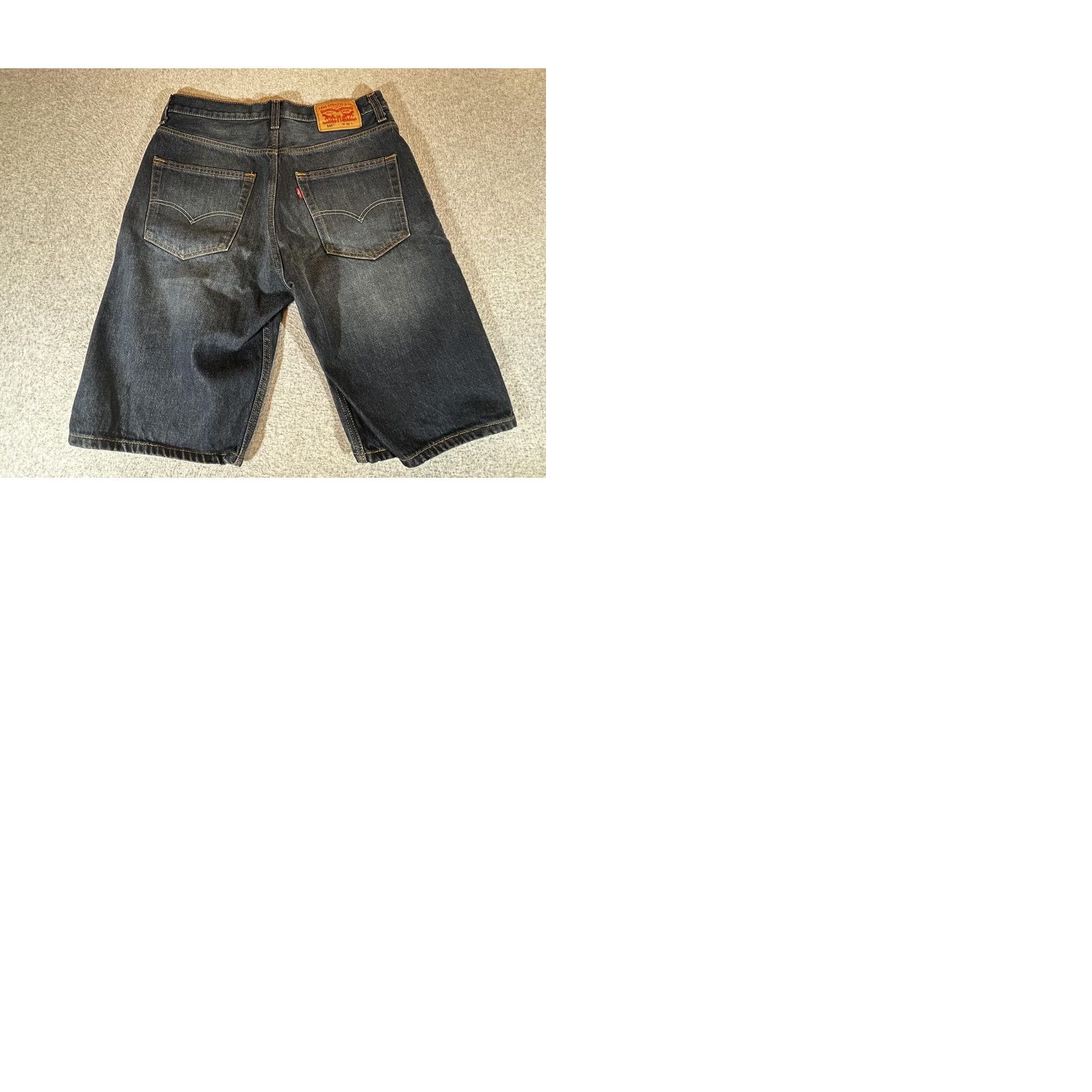 Levi's Levi's Jeans Bermuda Shorts 569 Relaxed Fit 32 Mens Dark Wash Denim 5-Pocket Belt Loops Zip Fly Shorts Blue Size US 32 / EU 48 - 9 Thumbnail