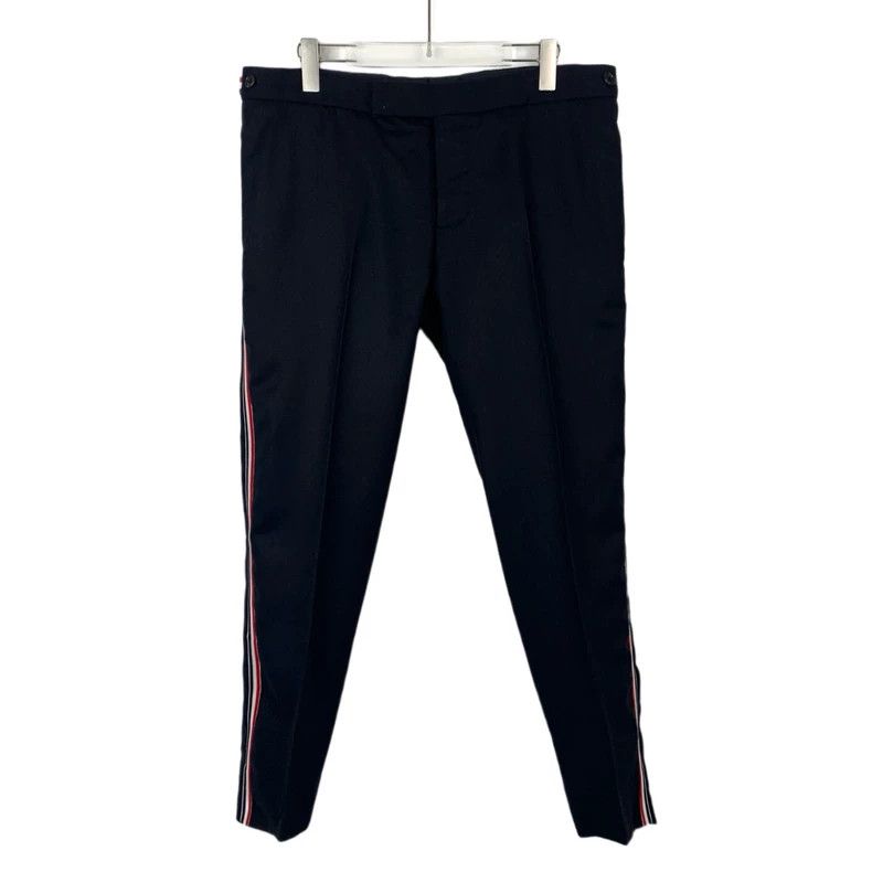 Thom Browne Thom Browne Black Side Stripe Wool Casual Pants - dmc Size US 26 / EU 42 - 1 Thumbnail