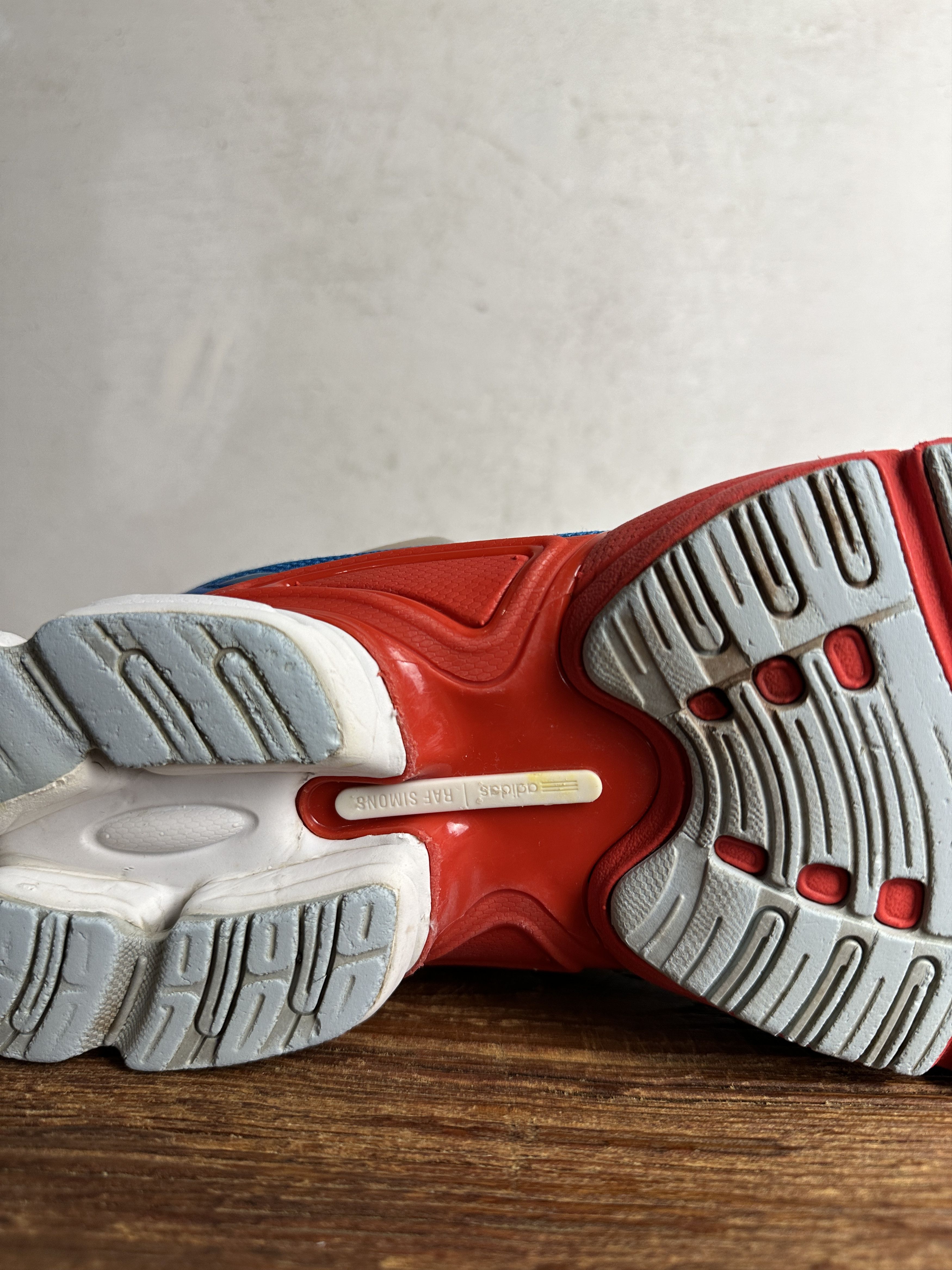 Adidas × Raf Simons Adidas x Raf Simons Ozweego 2 Black Red Orange Sneakers Size US 11 / EU 44 - 10 Thumbnail