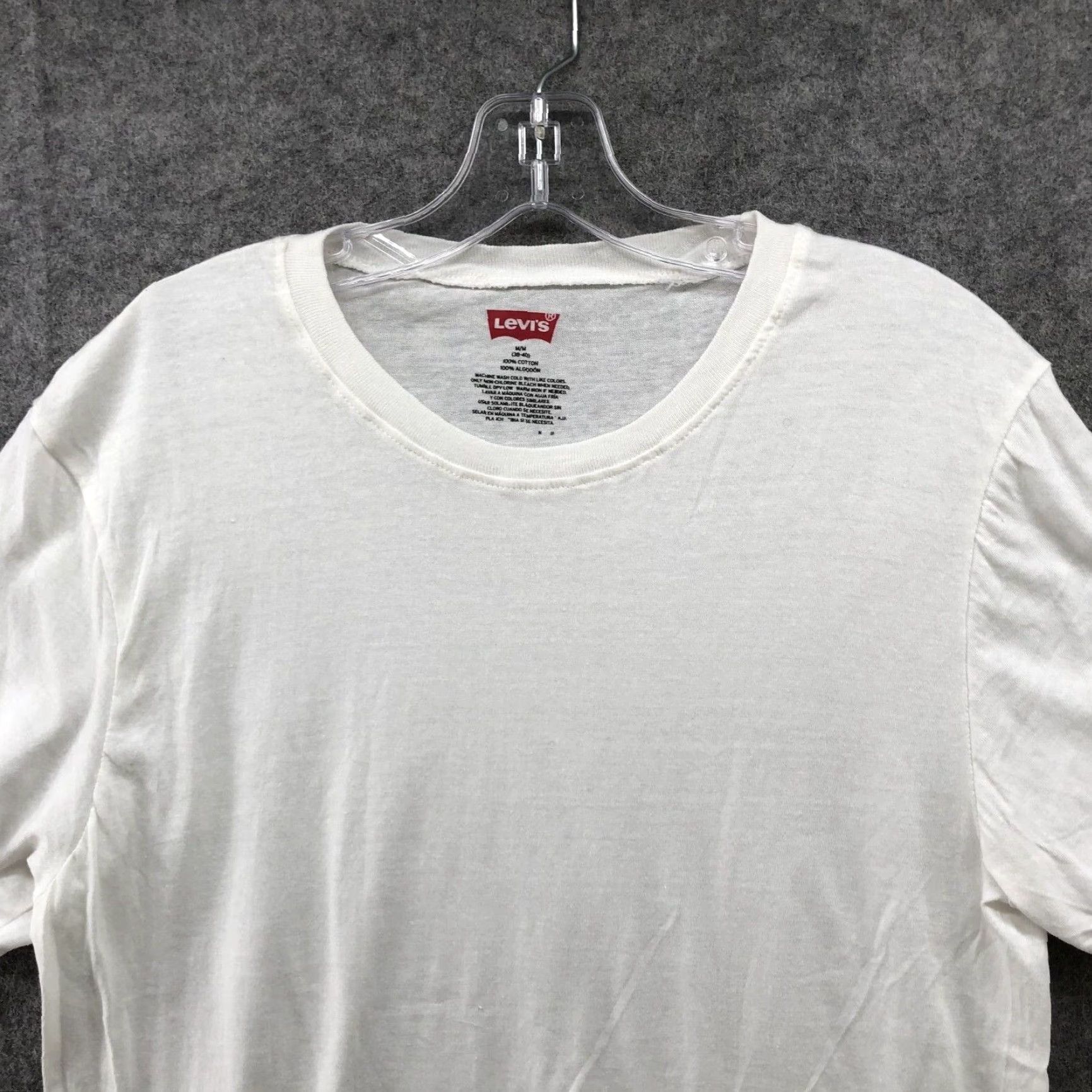 Levi's Levi's Mens White Cotton T Shirt M Extra Large XL Short Sleeve Size US M / EU 48-50 / 2 - 3 Thumbnail