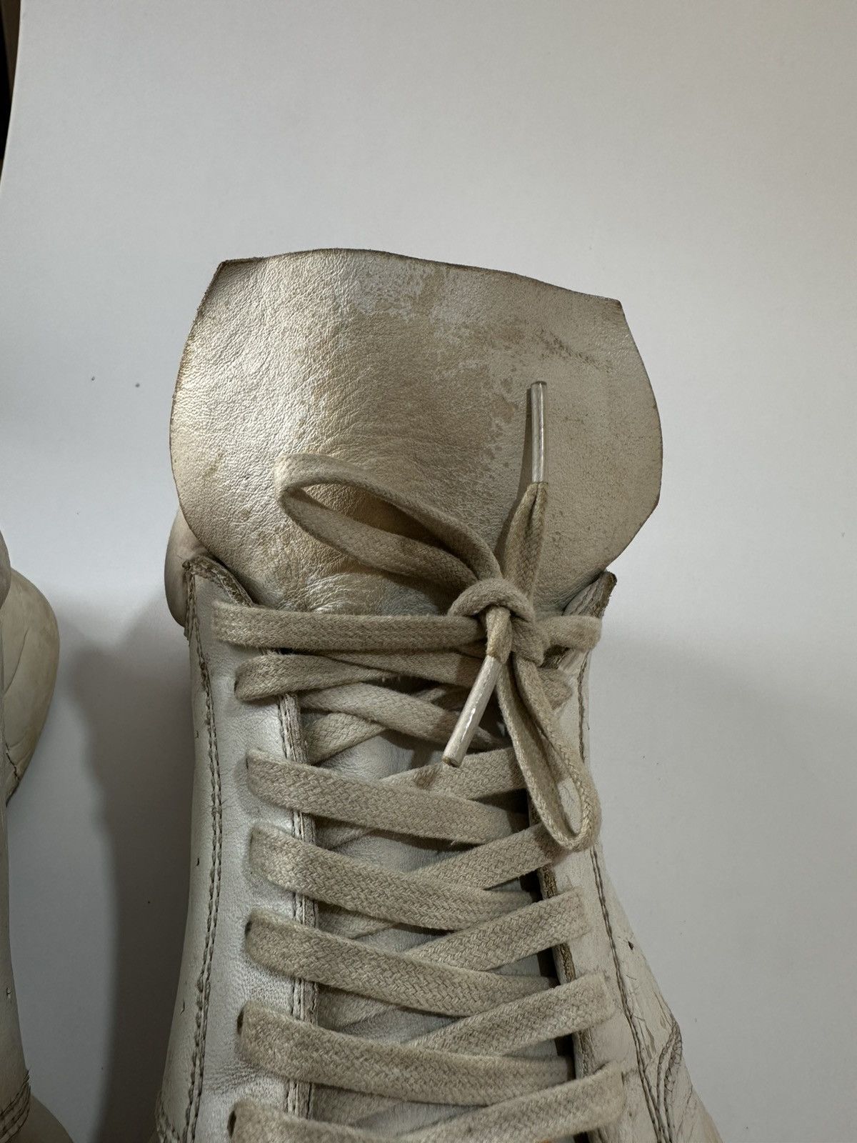 Adidas × Rick Owens Rick Owens X Adidas Tech Runner White Men’s Sneakers. Size US 8.5 / EU 41-42 - 16 Thumbnail