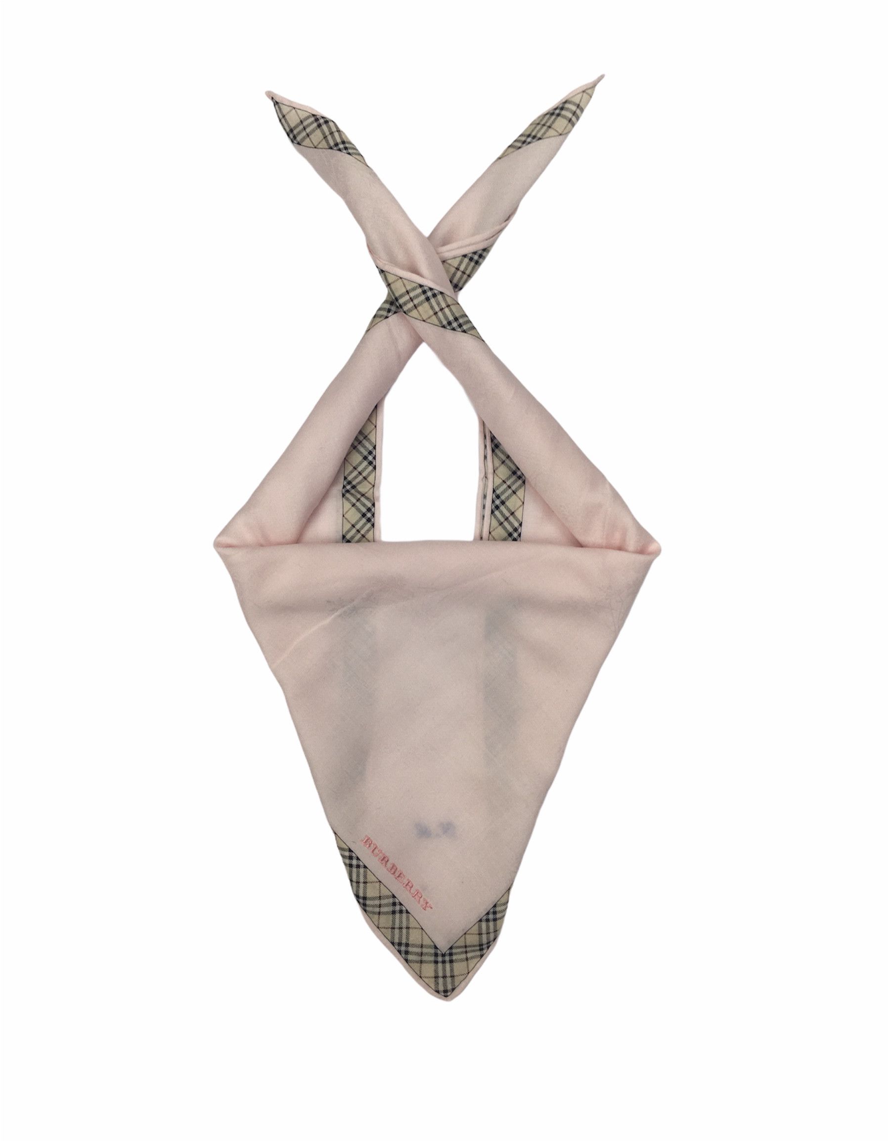 Burberry × Vintage Burberry Handkerchief / Bandana / Neckerchief HKC0091 Size ONE SIZE - 2 Thumbnail