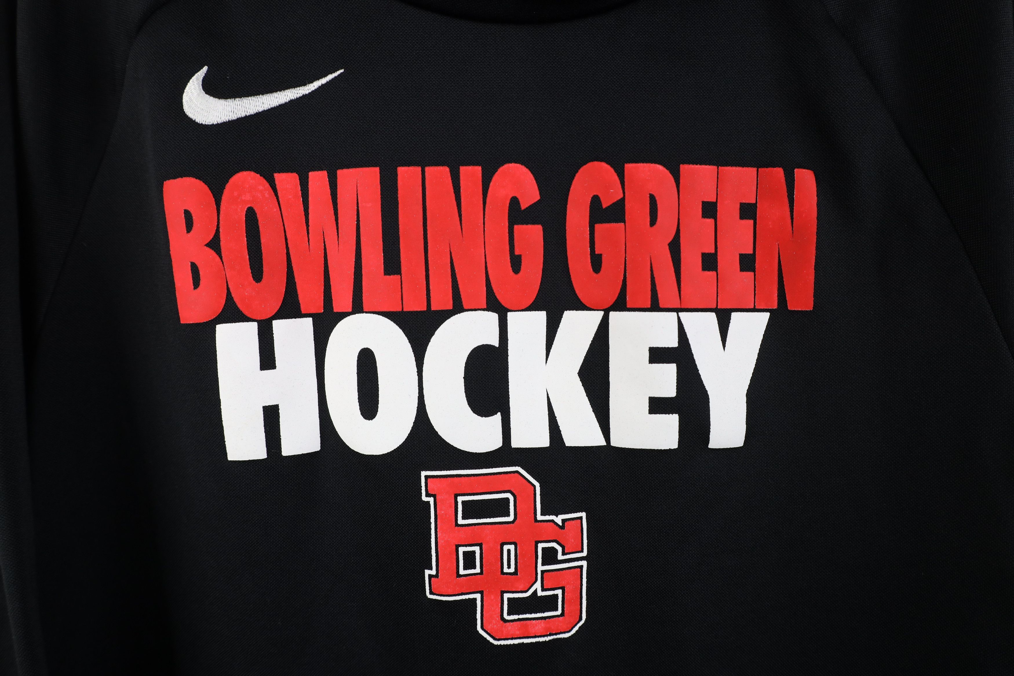 Nike Nike Bowling Green State University Hockey Hoodie Black Size US M / EU 48-50 / 2 - 4 Thumbnail