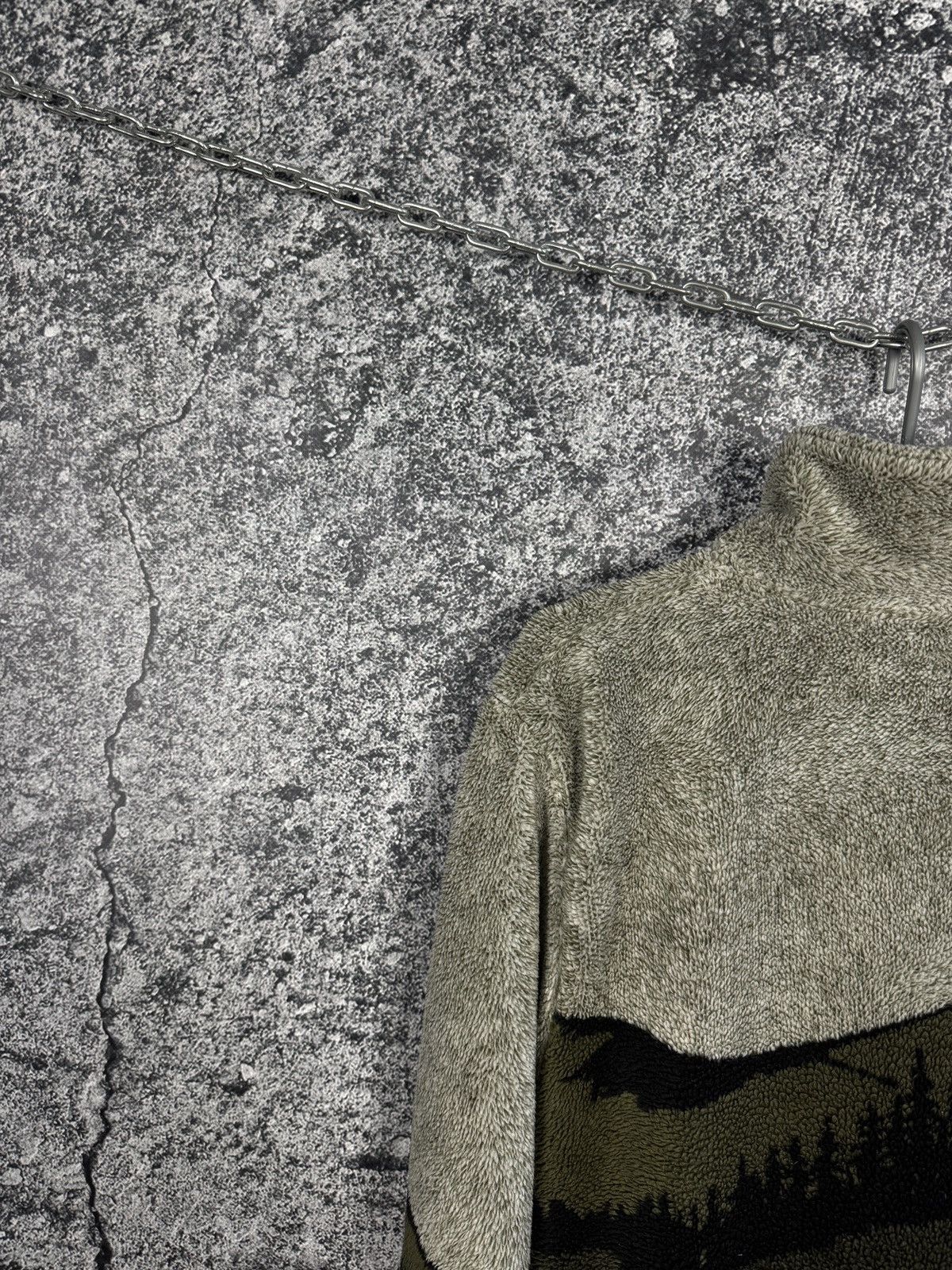 Vintage Ocean Fast Full Zip Fleece Hoodie Alaska Wolf Nature Sherpa Size US M / EU 48-50 / 2 - 11 Thumbnail
