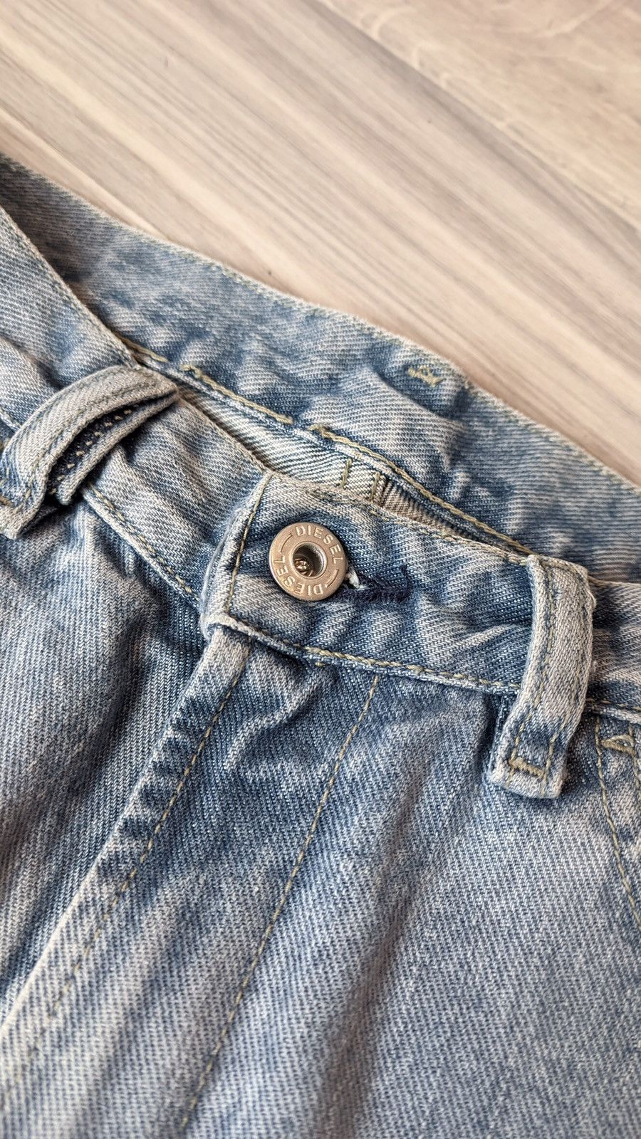 Japanese Brand Flared Jeans Diesel Y2K vintage crazy mudwash ysl armani Size US 28 / EU 44 - 5 Thumbnail