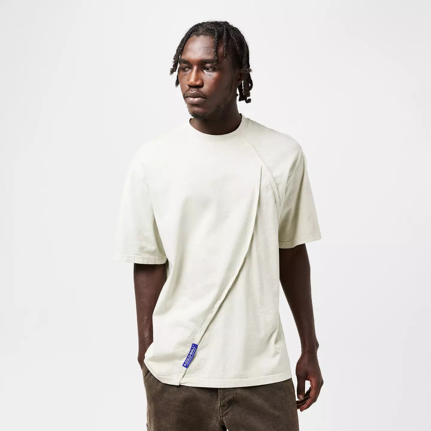 A-COLD-WALL* o1g2r1mq0426 Chartered T-Shirt in Ivory Size US XL / EU 56 / 4 - 3 Thumbnail