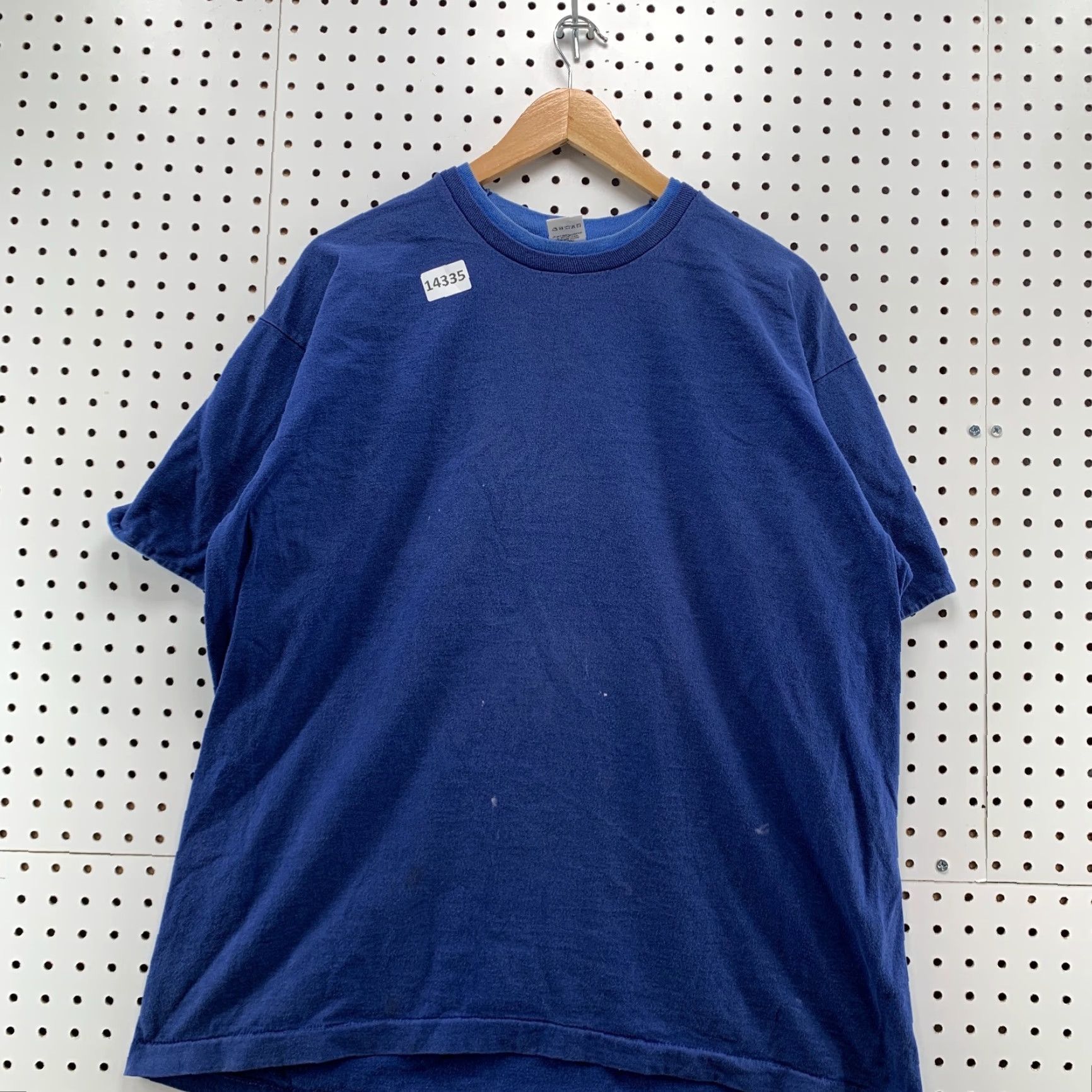 Fruit Of The Loom VINTAGE Fruit Of The Loom Crew Neck Blue Short Sleeve XL VTG unisex Adults 80s 90s T-Shirt Size US 36 / EU 52 - 7 Thumbnail