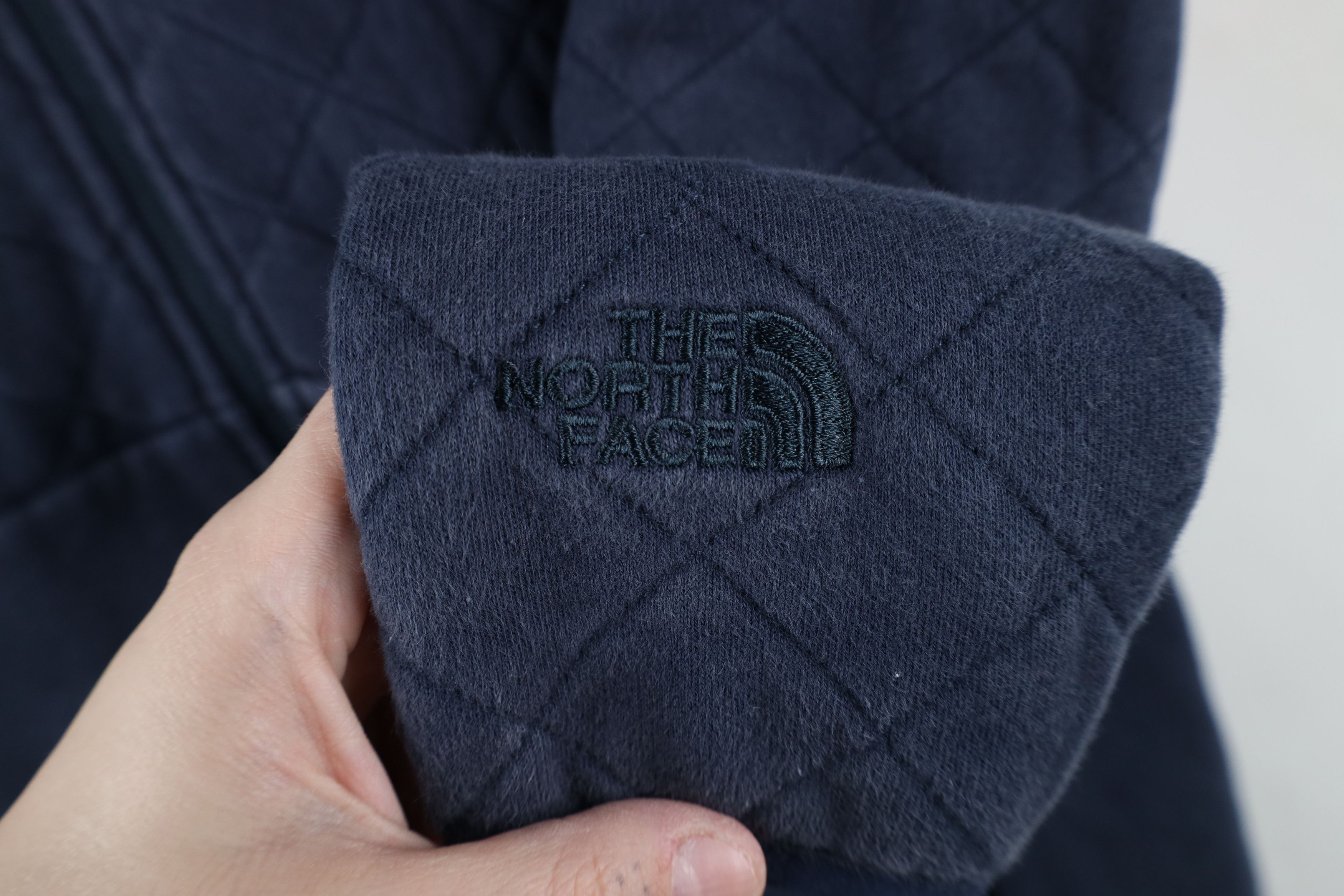 The North Face × Vintage The North Face Spell Fleece Lined Quilted Sweatshirt Jacket Size M / US 6-8 / IT 42-44 - 4 Thumbnail
