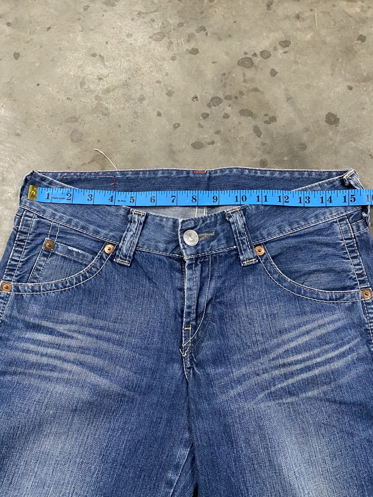 Levi's Baggy Jeans Levis Low Rise Flared @318 Size US 30 / EU 46 - 12 Thumbnail
