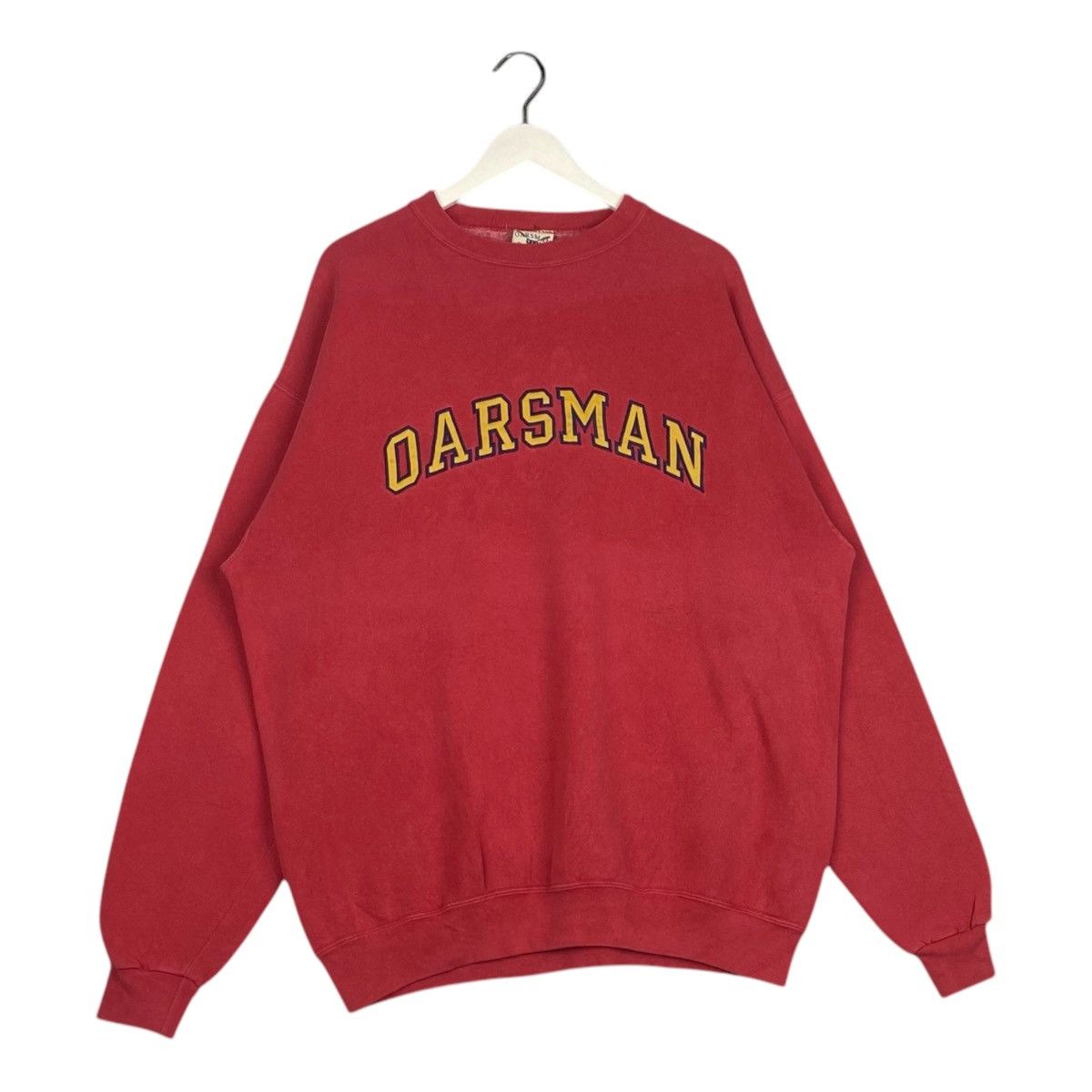 Designer × Vintage Vintage Oarsman 913 Embroidered Crewneck Sweatshirt Red Size US XL / EU 56 / 4 - 3 Thumbnail