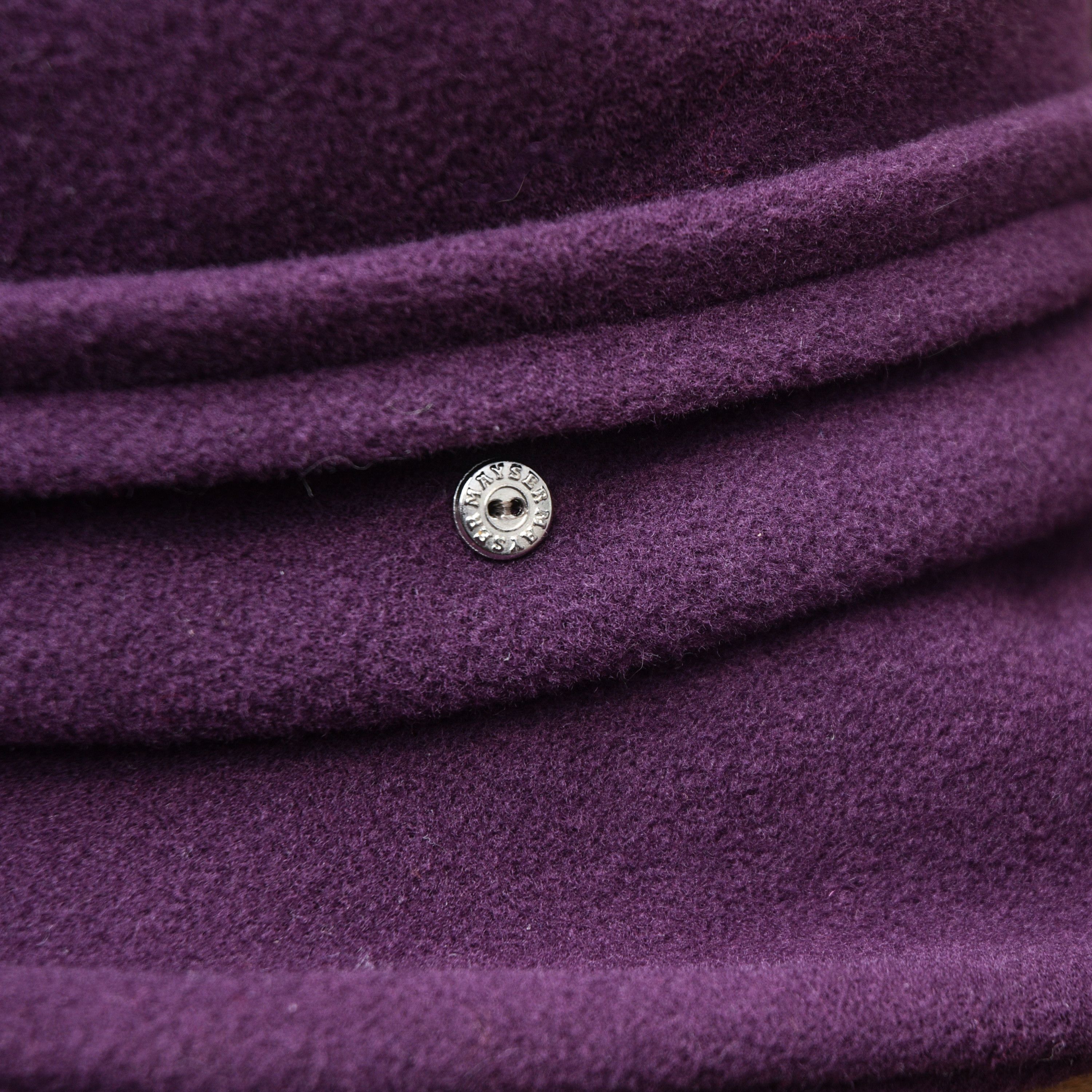 John Mayer Vintage Mayser Pascal Wool Felt Cloche Hat Aubergine Purple Size ONE SIZE - 6 Thumbnail