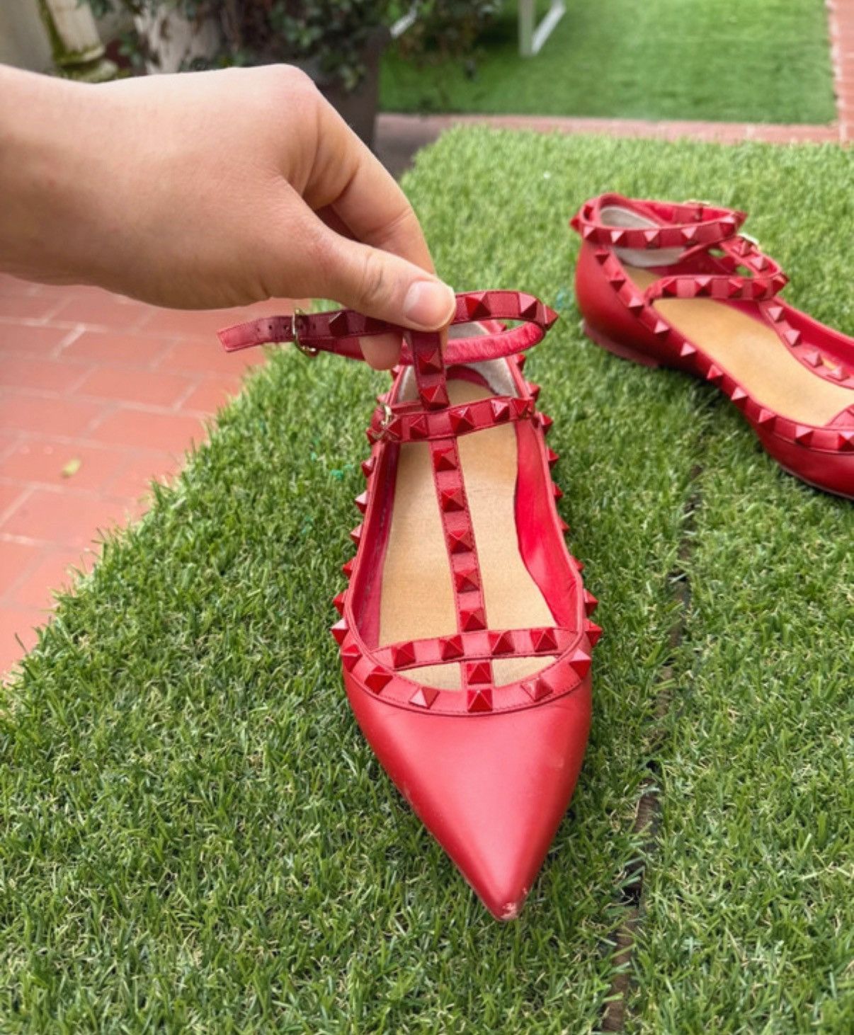 Valentino Ballerino Valentino Rockstud Size US 9 / IT 39 - 5 Thumbnail