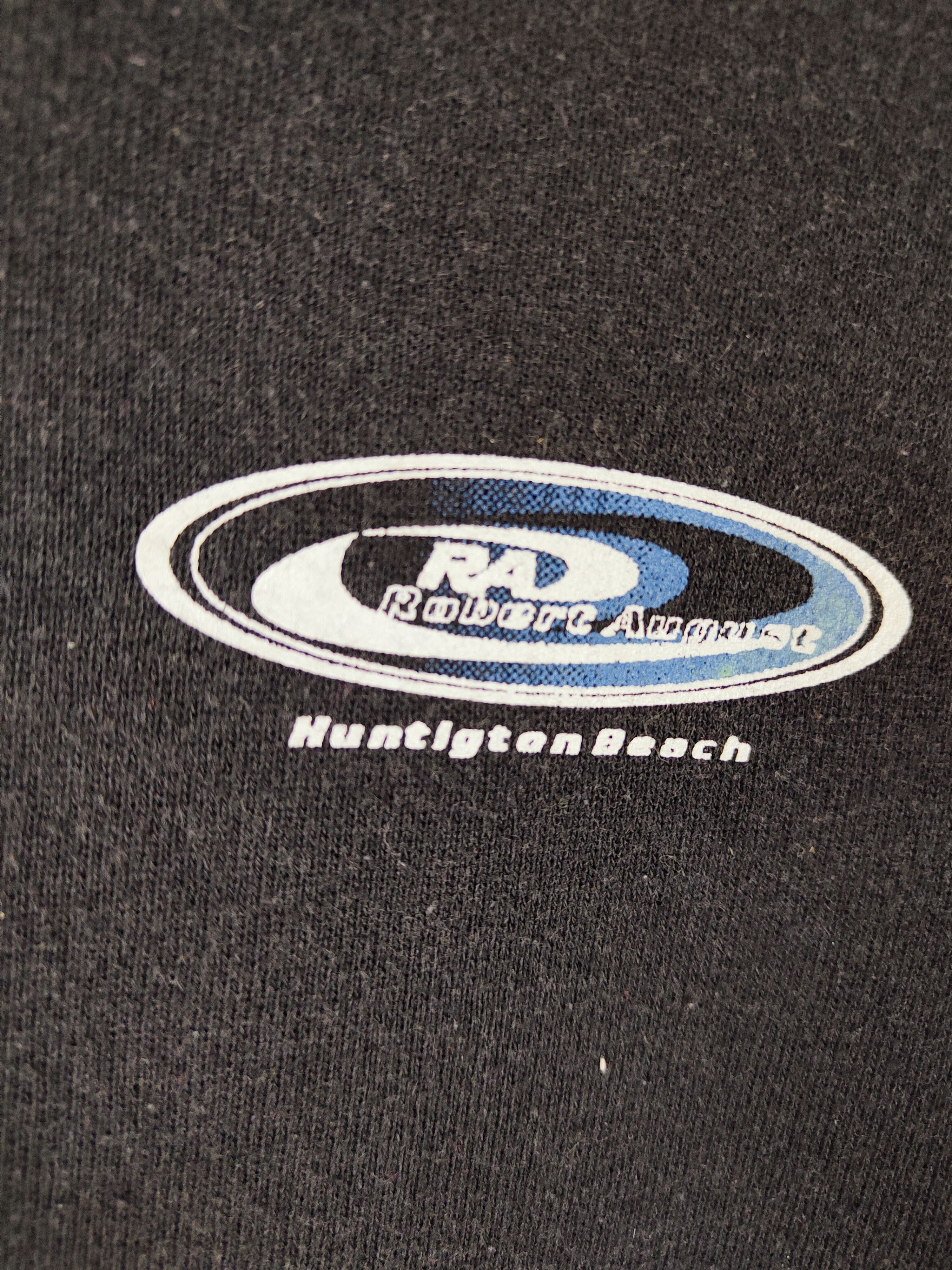 Vintage Robert August Black Faded Sweatshirts #W039 Size US L / EU 52-54 / 3 - 3 Thumbnail