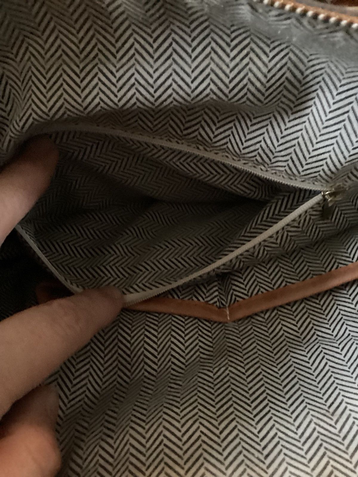 Torrid 727-Torrid Brown Satchel Handbag with Herringbone Lining Size ONE SIZE - 8 Thumbnail