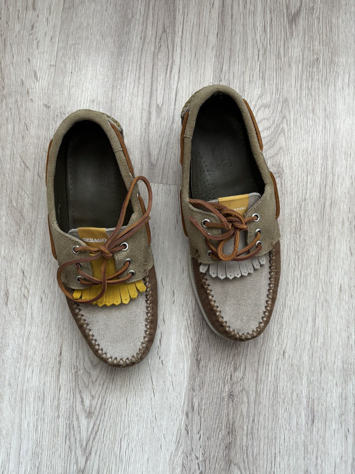 Universal Works Sebago x Universal Works Portland Deck Shoes MultiTone Suede Size US 8 / EU 41 - 24 Thumbnail