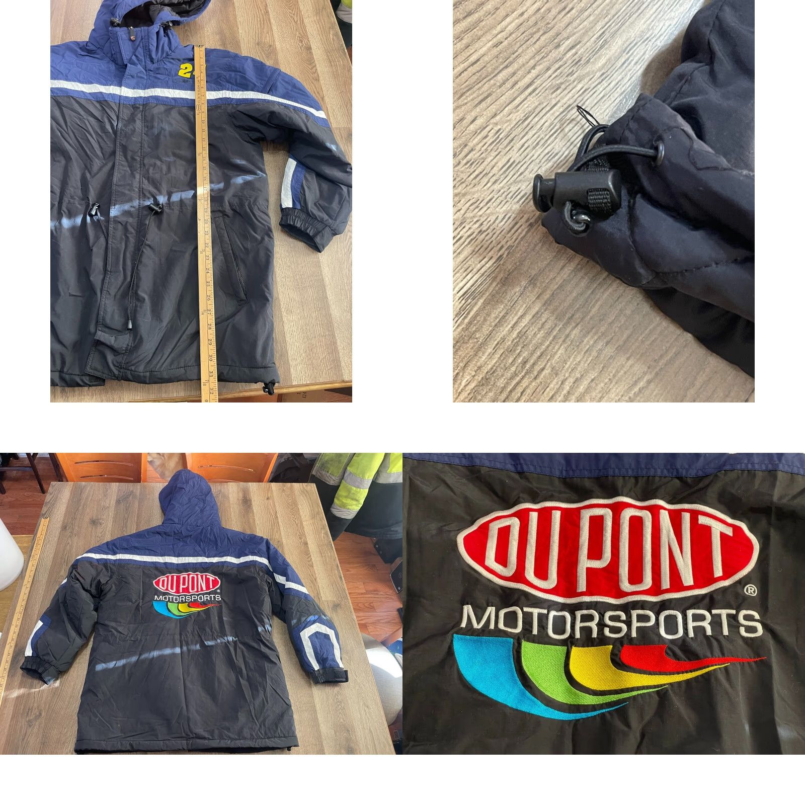 Chase Authentics Chase Authentics Jacket Mens Size Large Blue Full Zip Nylon Nascar Bomber Jacket Size US L / EU 52-54 / 3 - 8 Thumbnail