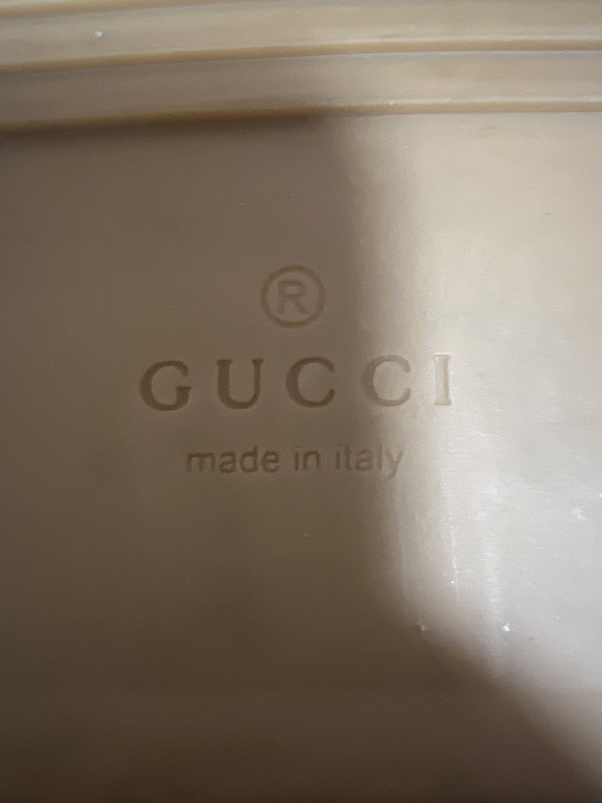 Gucci Sz 14 100 % AUTHENTIC Gucci Slide Sandal Strap Beige Monogra Size US 14 / EU 47 - 8 Thumbnail