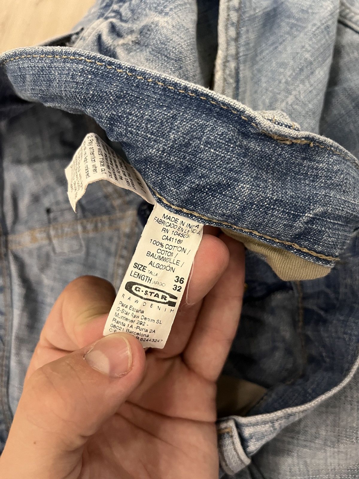 G-Star 🔥00'S G STAR DOUBLE KNEE WASHED RAW BAGGY FLARED JEANS Size US 36 / EU 52 - 13 Thumbnail